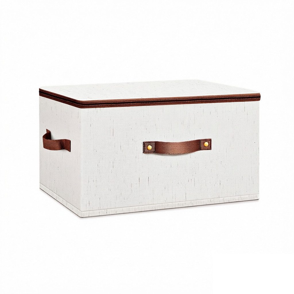 Diwzbyn Aufbewahrungsbox Faltbare Aufbewahrungsbox mit Deckel, aufbewahrungskoffer mit Reißverschluss