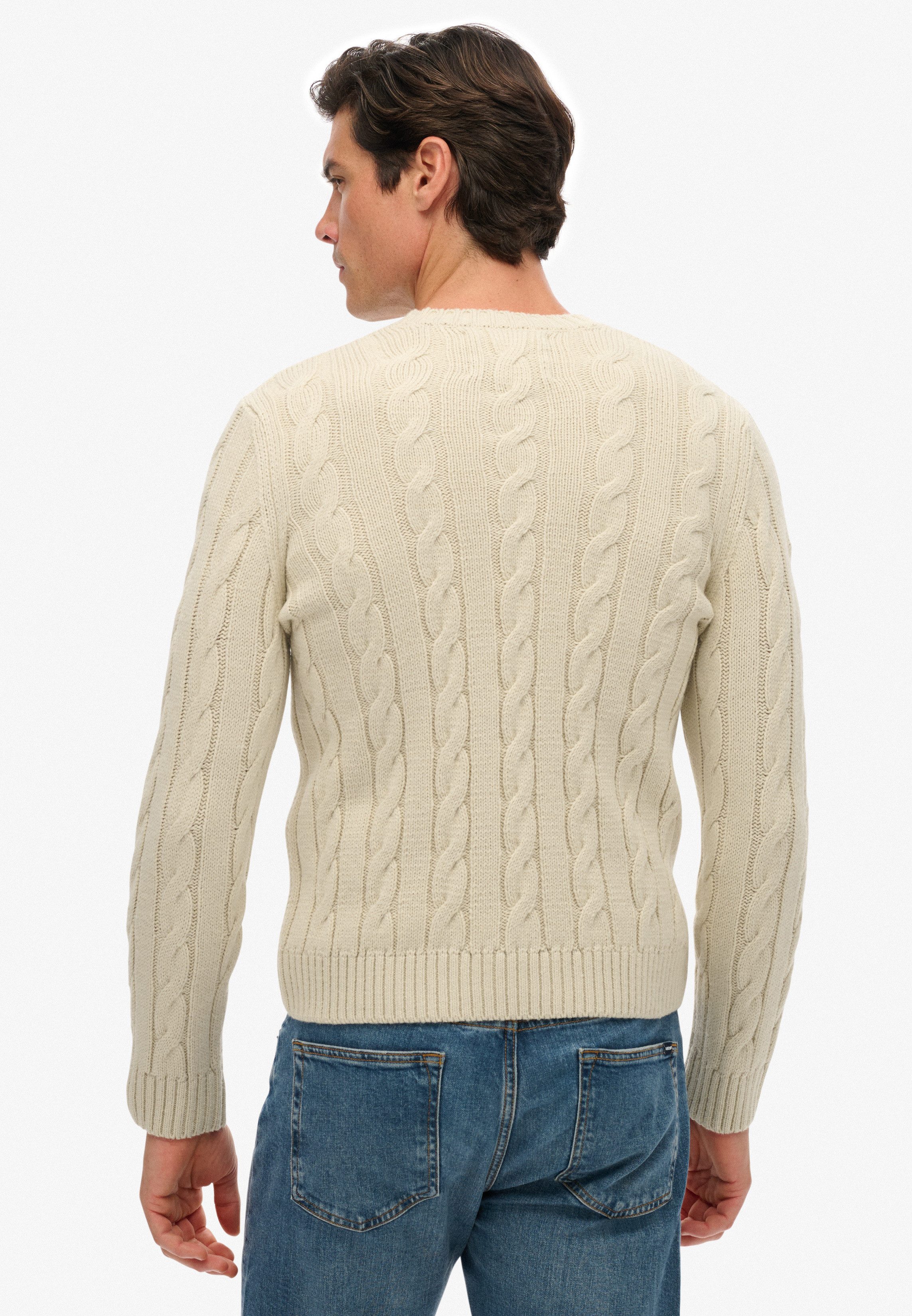 Superdry Strickpullover JACOB CABLE JUMPER günstig online kaufen