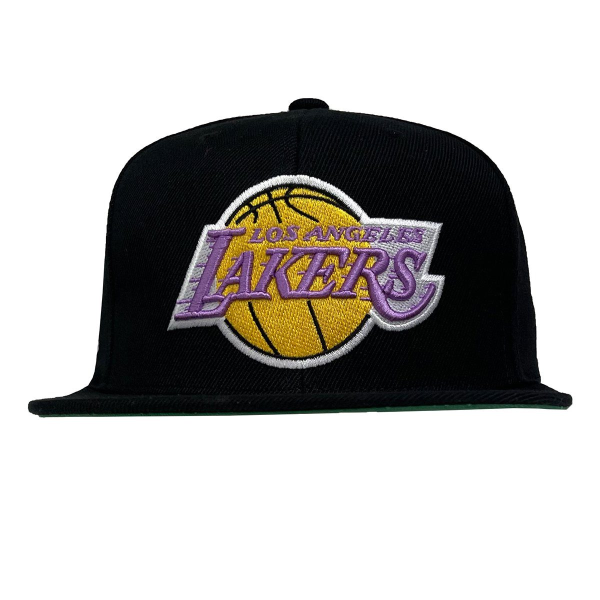 Mitchell & Ness Snapback Yellow Black Lakers NBA Spot Top Los Cap / Angeles