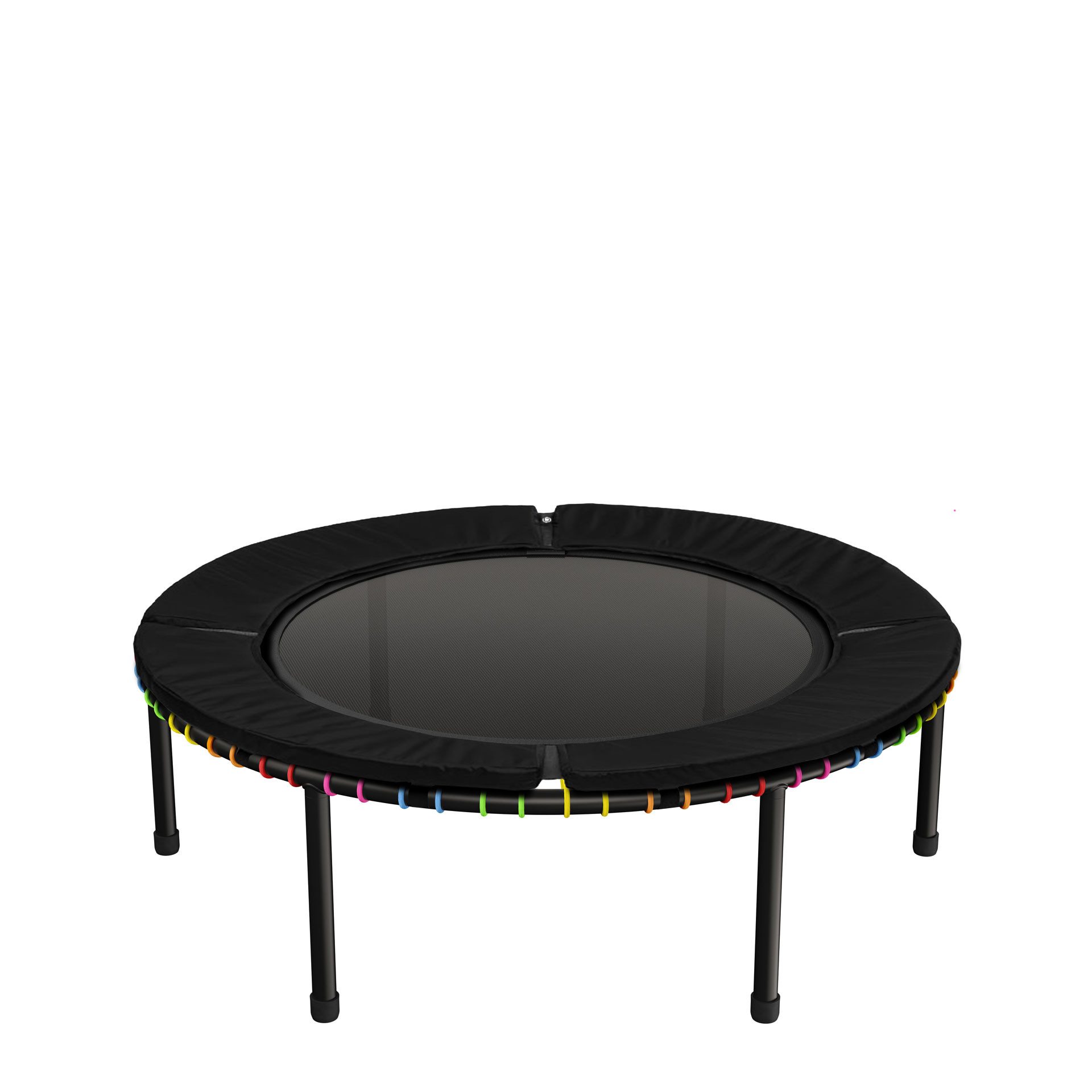 bellicon Kindertrampolin bellicon Kinder-Trampolin 112 cm mit Randpolster, Ø 112 cm, Stabile Schraubbeine, Dreiteiliger Rahmen, Randpolster