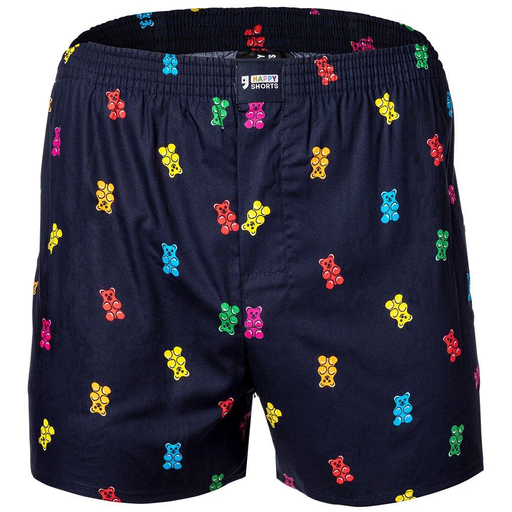 HAPPY SHORTS Boxershorts Gummi Herren Web-Boxershorts Bears