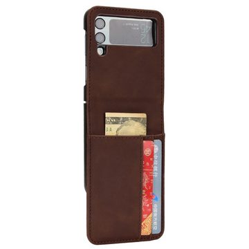 König Design Handyhülle Samsung Galaxy Z Flip4 5G, Schutzhülle Schutztasche Case Cover Etuis Wallet Klapptasche Bookstyle