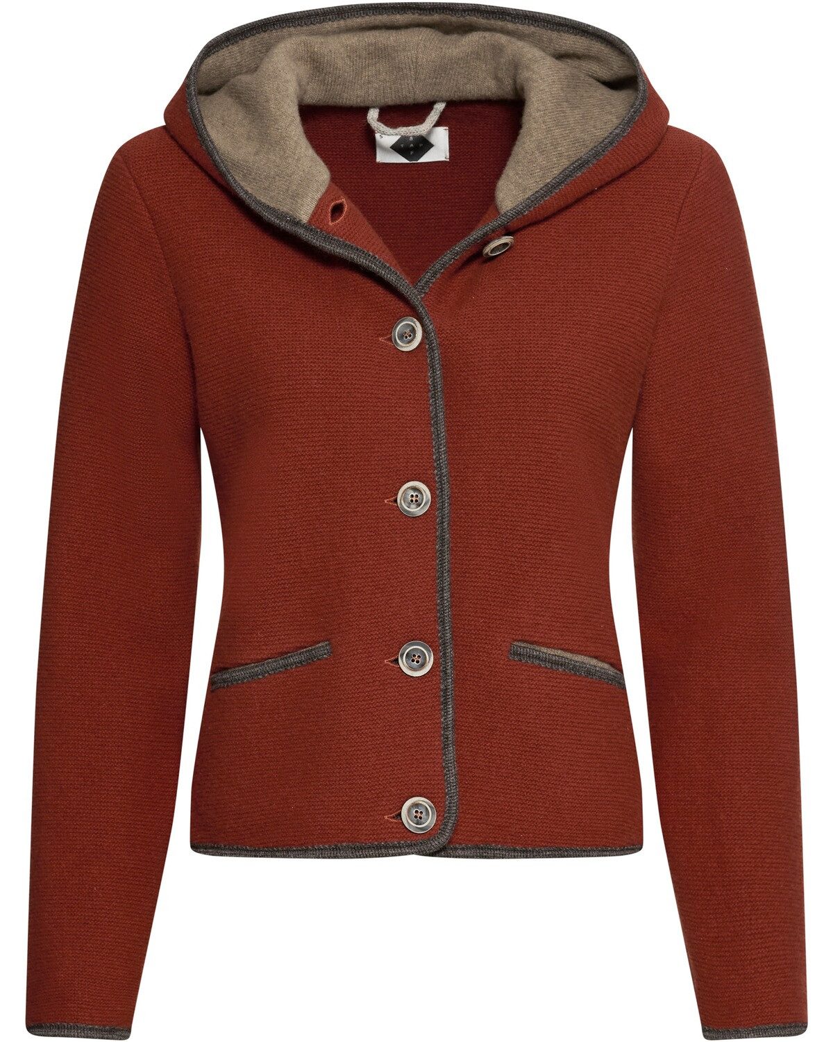 Stapf Trachtenjacke Kapuzen-Strickjacke Malwina