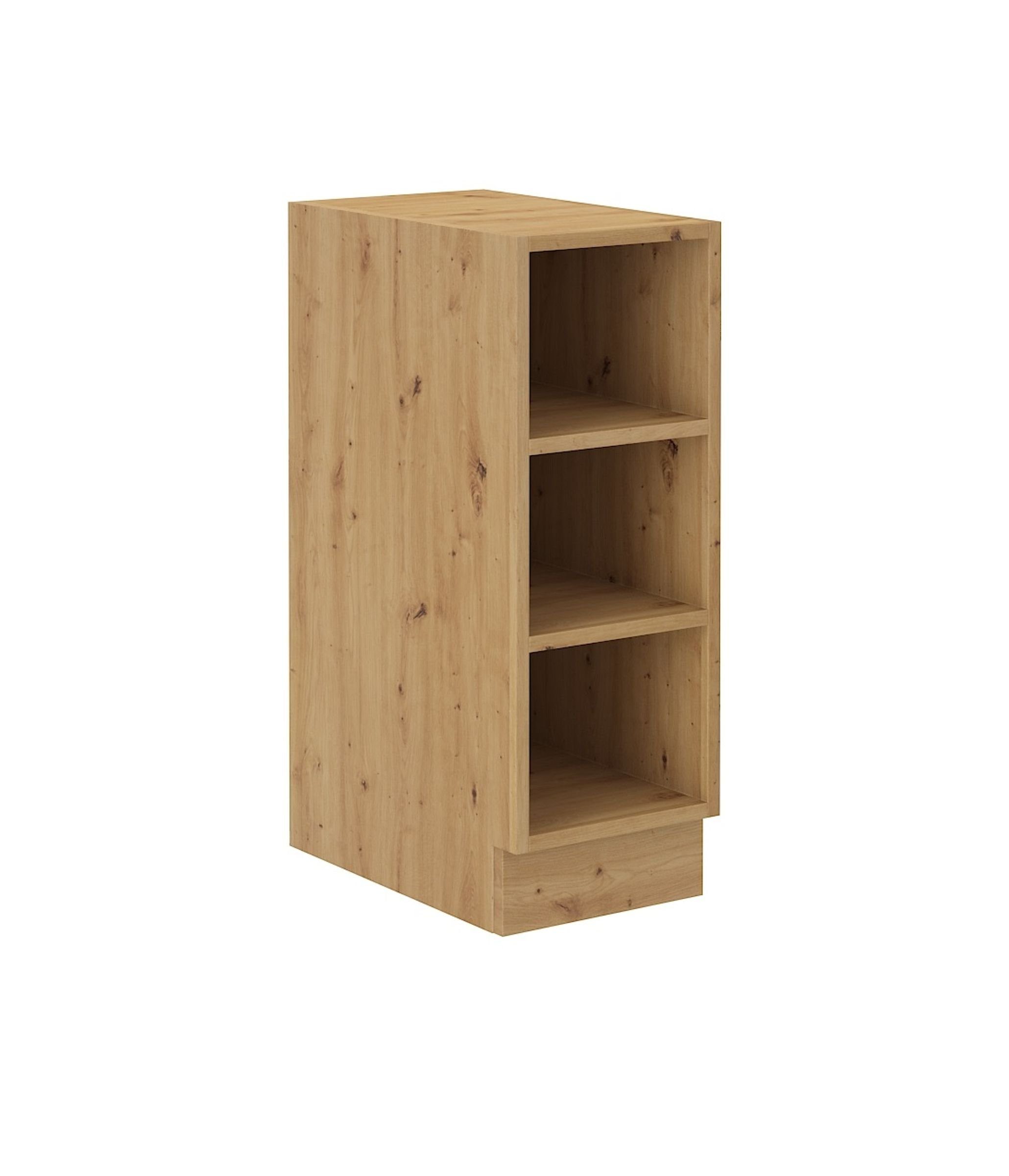 Küchen-Preisbombe Unterschrank Regal 30 cm Eiche Artisan Küche Landhaus Küc günstig online kaufen