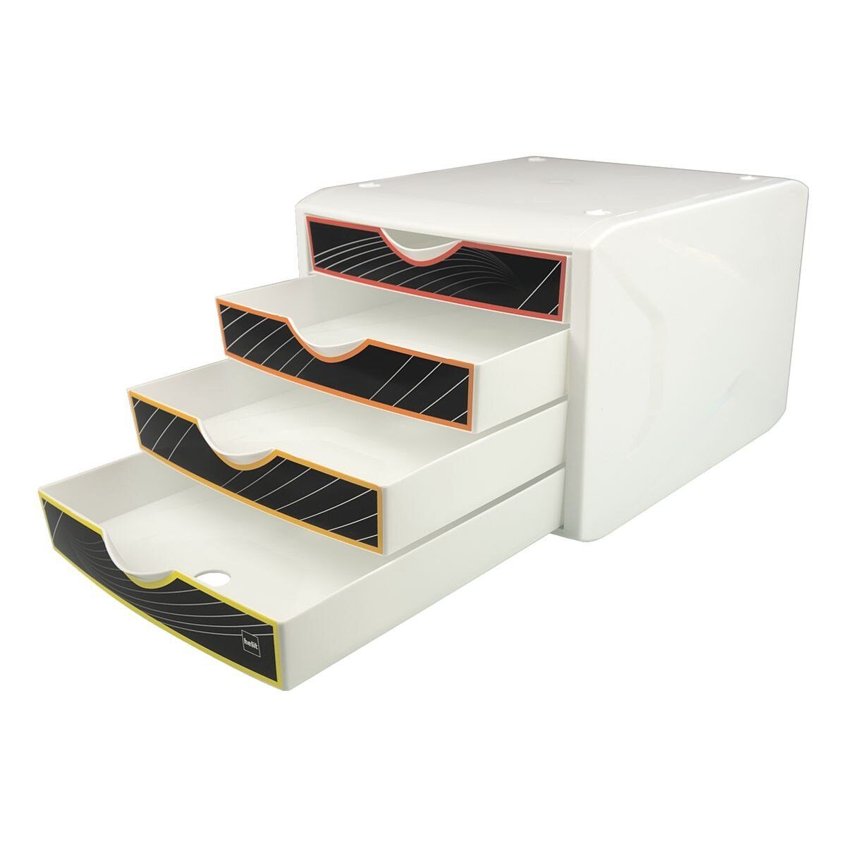 HELIT Schubladenbox the chameleon, mit 4 Schubladen, geschlossen, stapelbar