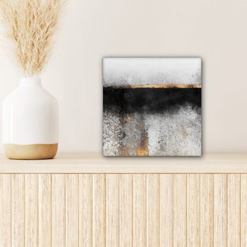 OneMillionCanvasses® Leinwandbild Gold - Abstrakt - Luxus, (1 St), Wandbild, Deko Schlafzimmer Wohnzimmer 20x20 cm