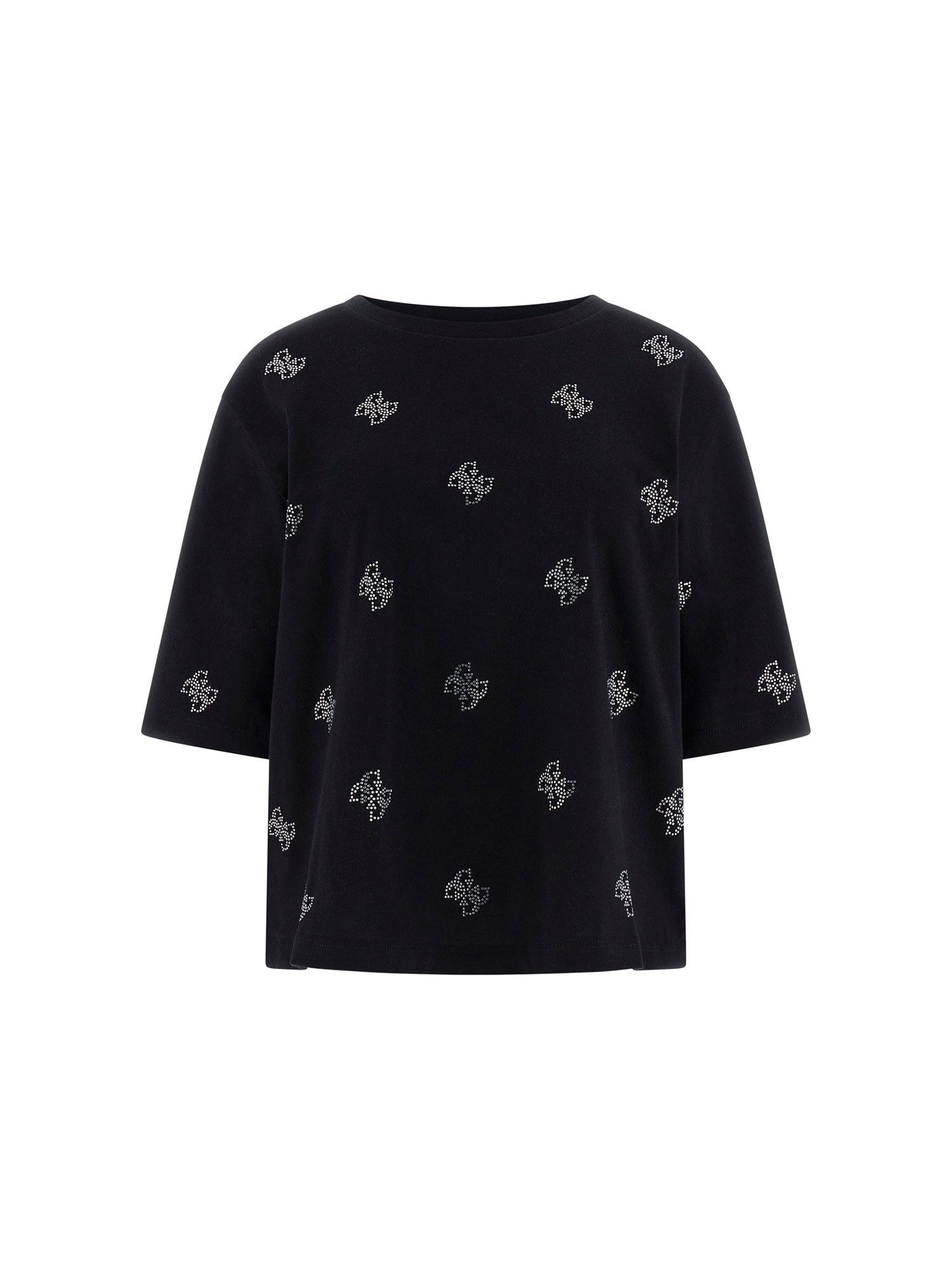 Guess Kurzarmshirt SILVY 4G SS CN T-SHIRT- Basicshirt - T-Shirt Damen - Kurzarmshirt