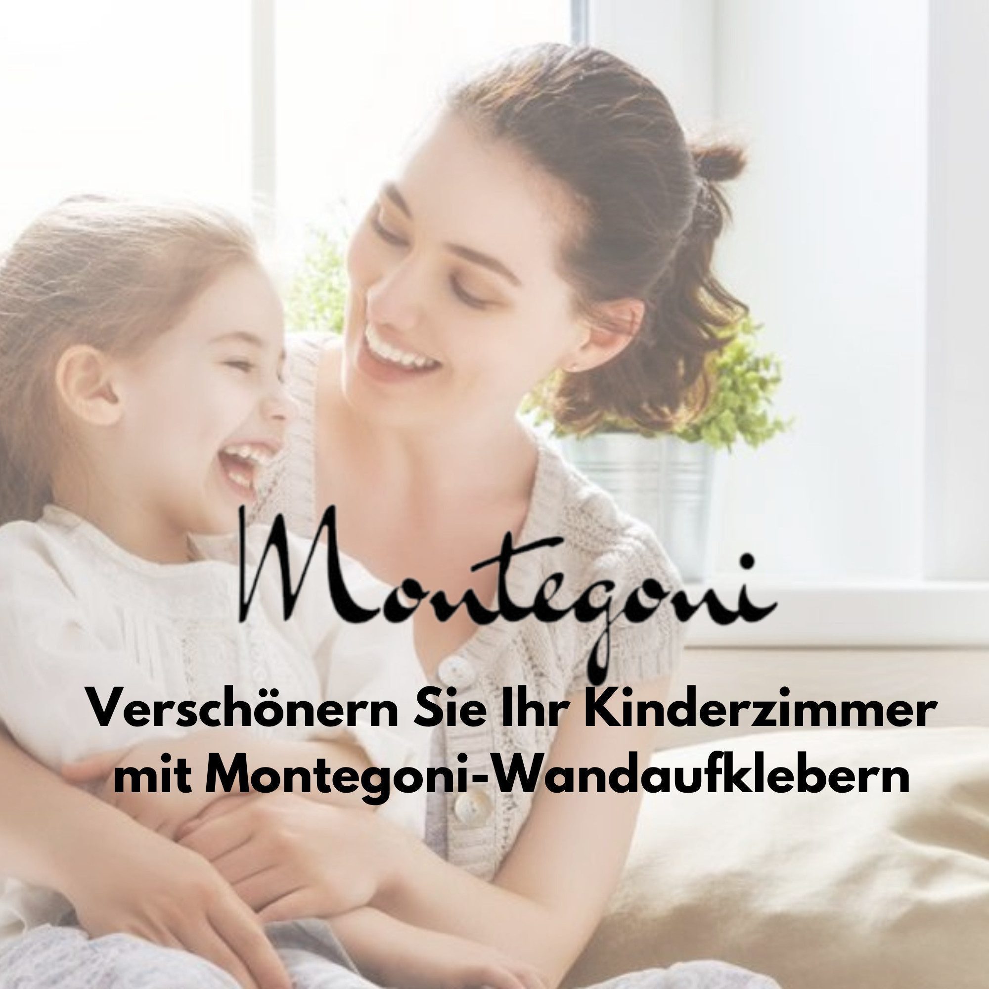 Montegoni Wandsticker Tiere Wandsticker für Kinderzimmer Dekoration, Wandaufkleber (Wandtattoo mit Waldtieren für Kinderzimmer, Afrika Tiere Wandtattoos Elefant Giraffe Bär Fuchs, Löwe), wasserdichte, abnehmbare