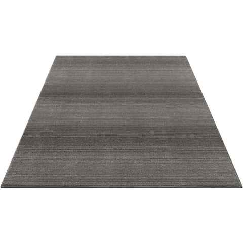 Teppich Elrik, andas, rechteckig, Höhe: 18 mm, weich, mit dezenten Streifen, meliert, flach, pflegeleicht, elegant
