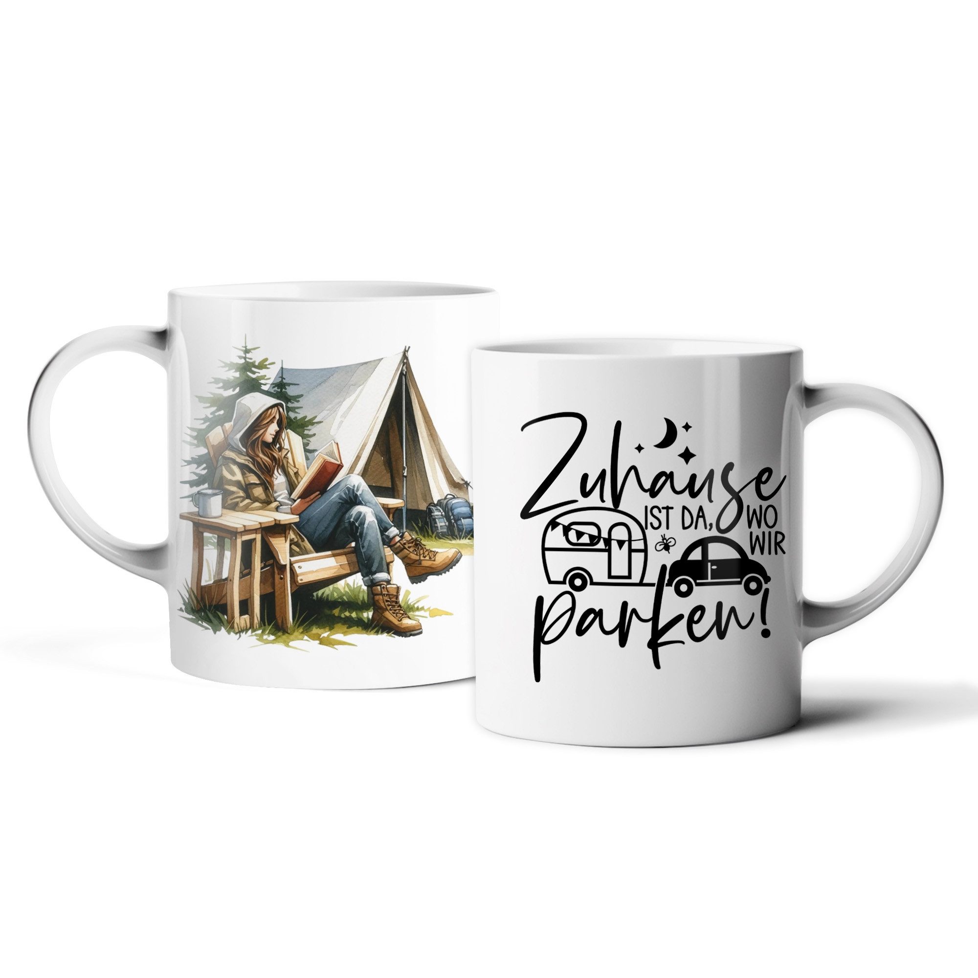 Hustling Sharks Tasse Hustling Sharks® Tasse mit Motiv - In der Natur#9, 330 ml