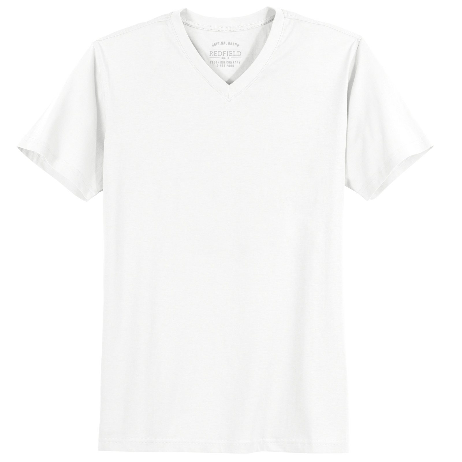 redfield V-Shirt T-Shirt V-Neck Quentin weiß Redfield Übergröße günstig online kaufen