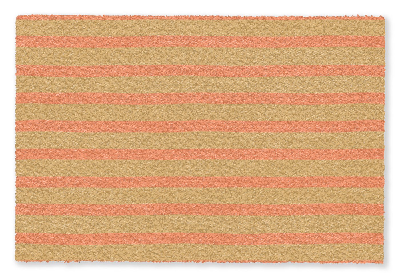 MuchoWow Fußmatte Meer - Rot - Gelb - Streifen, Rechteckig, innen Schmutzfangmatte, Tür, Schmutzfänger Flur, Teppich 60x40 cm