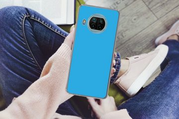 MuchoWow Handyhülle Blau - Licht - Farben, Phone Case, Handyhülle Xiaomi Mi 10T Lite, Silikon, Schutzhülle
