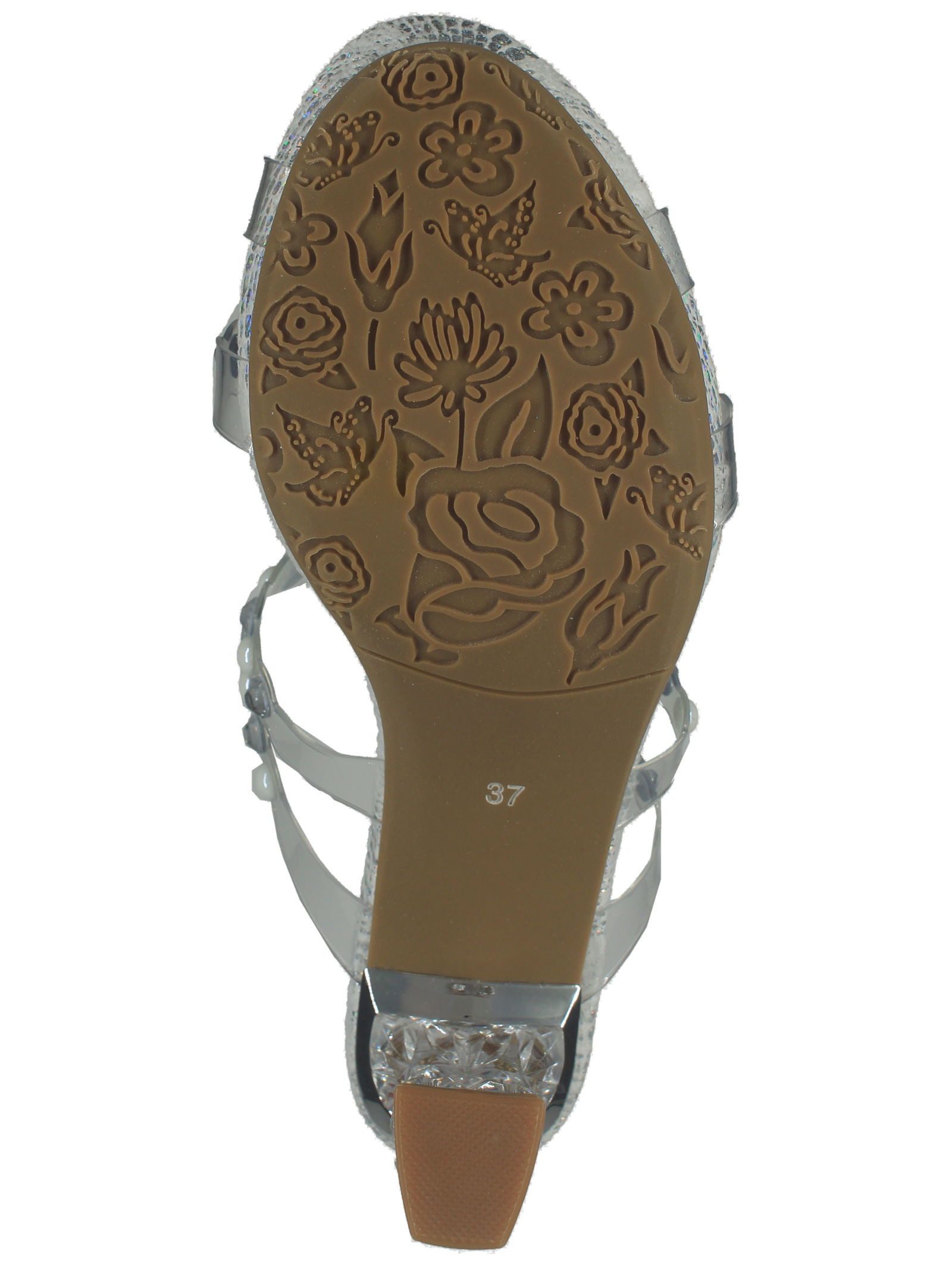 LAURA VITA Pantoletten Lederimitat/Textil . Pantolette