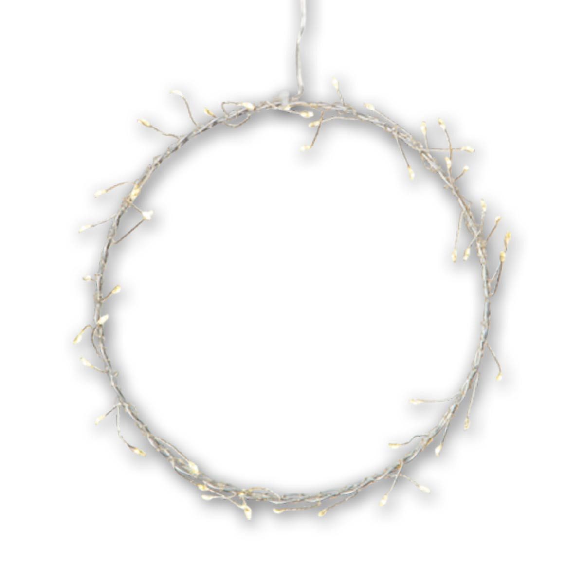 STAR TRADING LED Fensterleuchter Fensterhänger POPPY Ø20cm Ring, 50 LED warmweiß, warmweiß