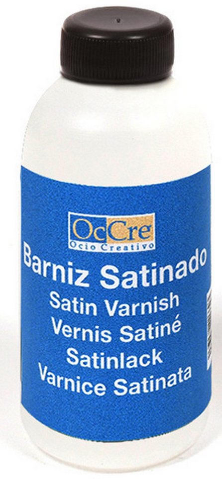 OcCre Modellbausatz Satinlack 100 ml EOL, (Bastelbedarf, 1-tlg., Oberflächenbehandlung), Made in Europe