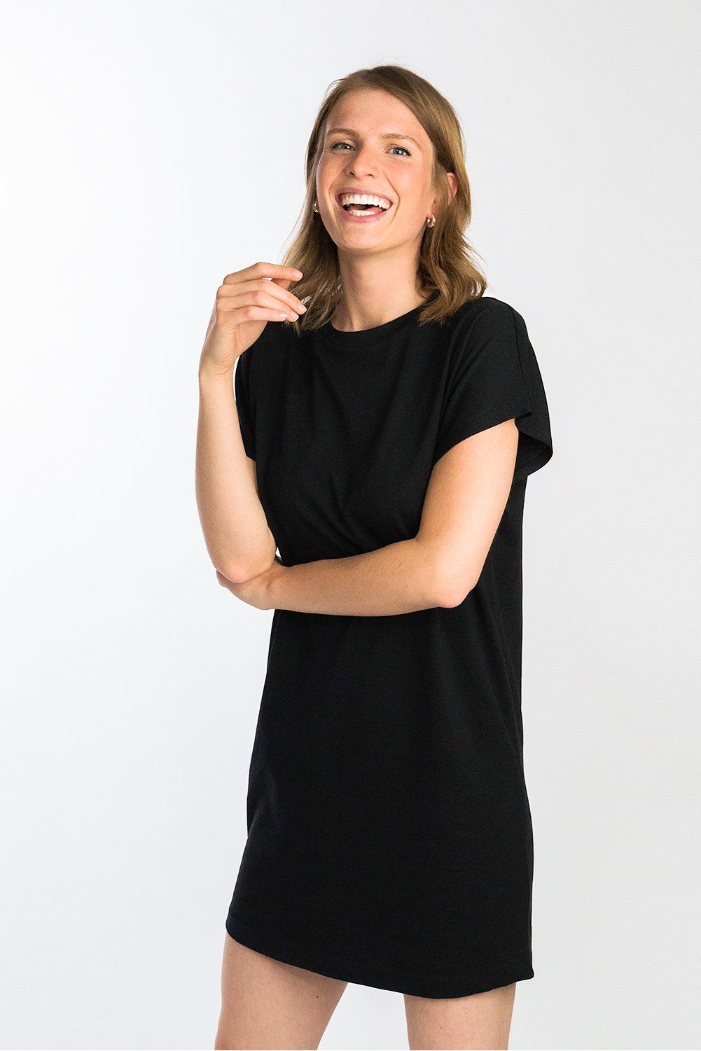 HONEST BASICS Shirtkleid aus GOTS zertifizierter Bio-Baumwolle