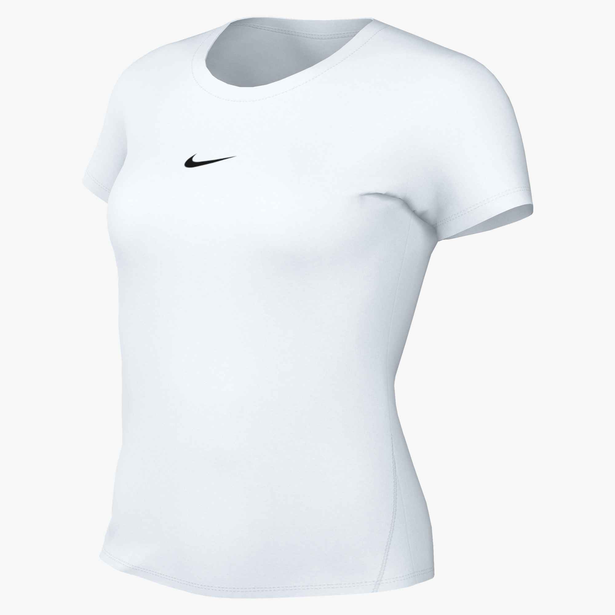 Nike Funktionsshirt W NK ONE FITTED SS TOP atmungsaktiv, Kurzarm, mit Rundhalsausschnitt, schnell trocknend