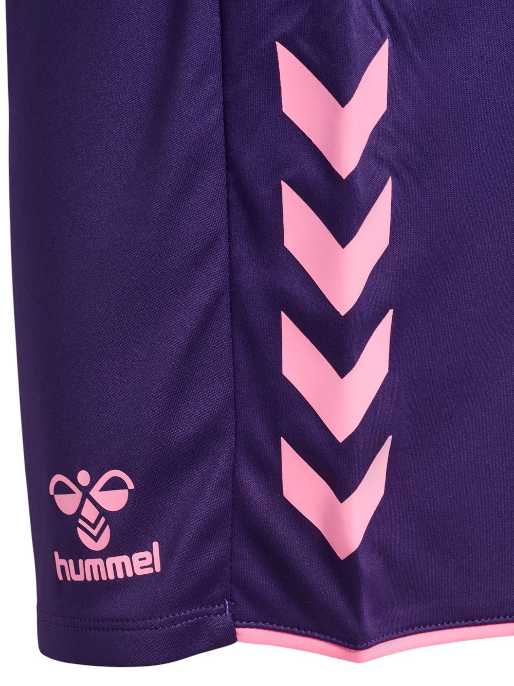 hummel Sporthose hmlCORE 2.0 Shorts (angenehmes Tragegefühl) kurz violett/pink Damen