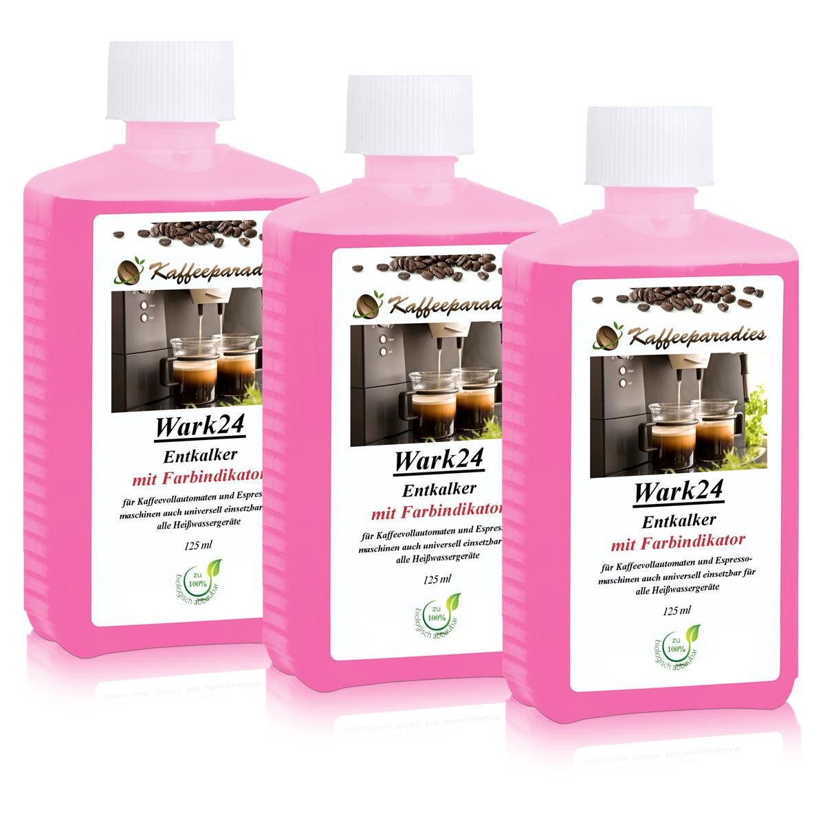 Wark24 Wark24 Universal Entkalker 125ml für Kaffeevollautomaten, Universal (3 Entkalker