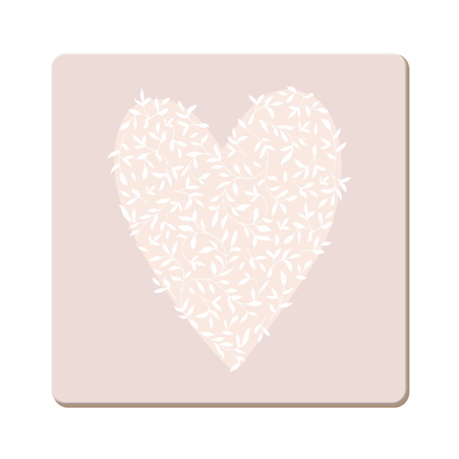 Grafik Werkstatt Getränkeuntersetzer Korkuntersetzer Herz, 1-tlg.