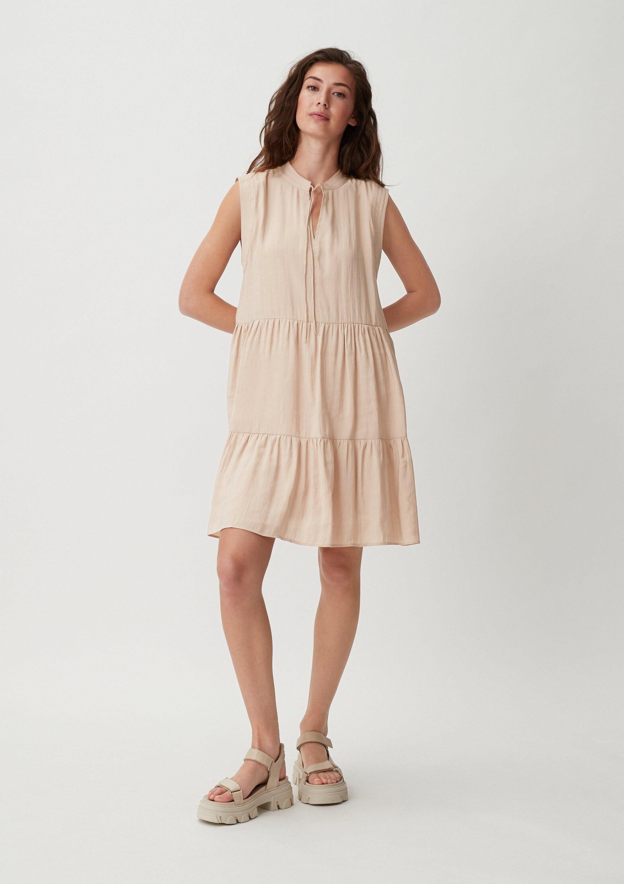 comma Minikleid Kleid Kurzes Kleid aus Modalmix