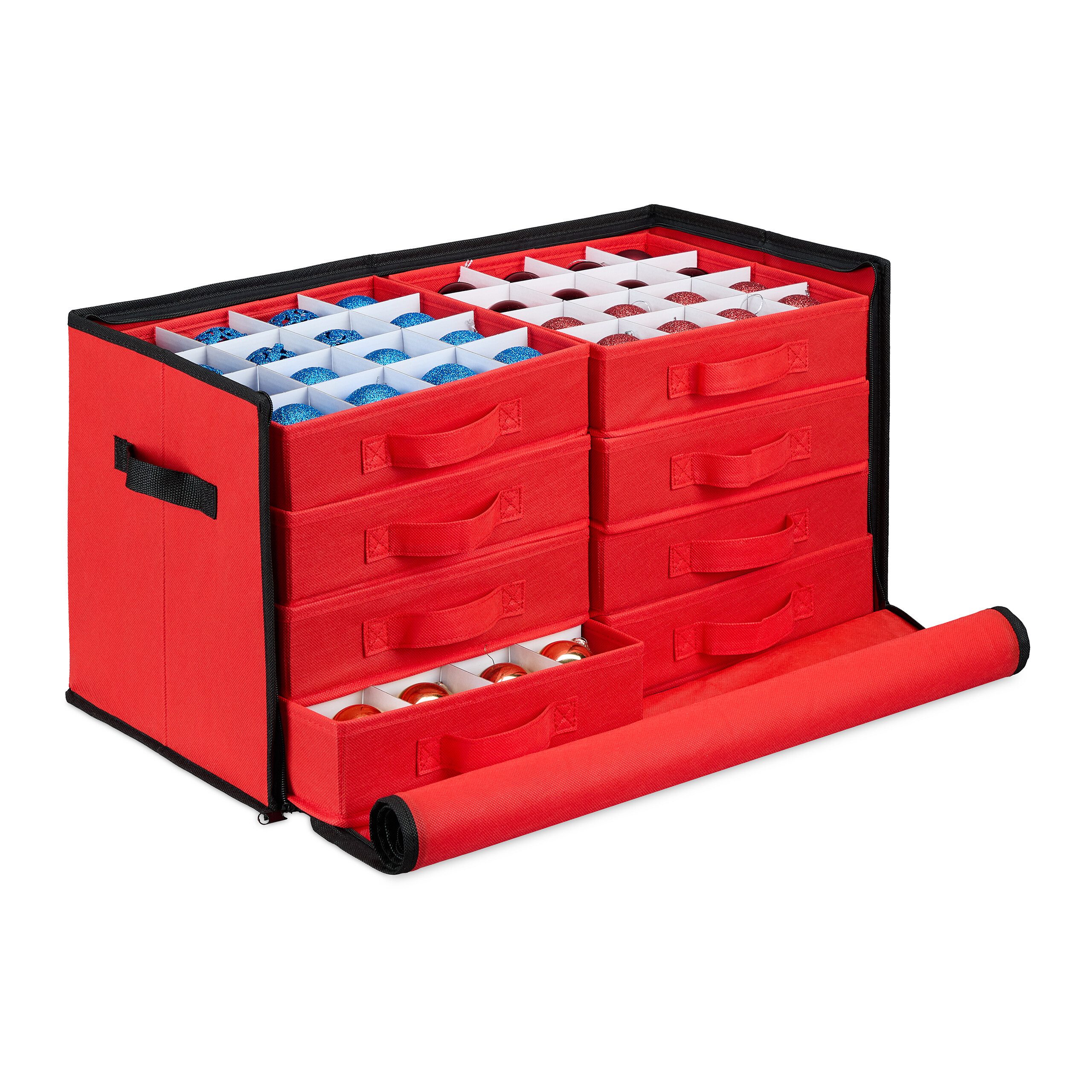 relaxdays Aufbewahrungsbox Weihnachtskugel Aufbewahrungsbox (1 St), L günstig online kaufen