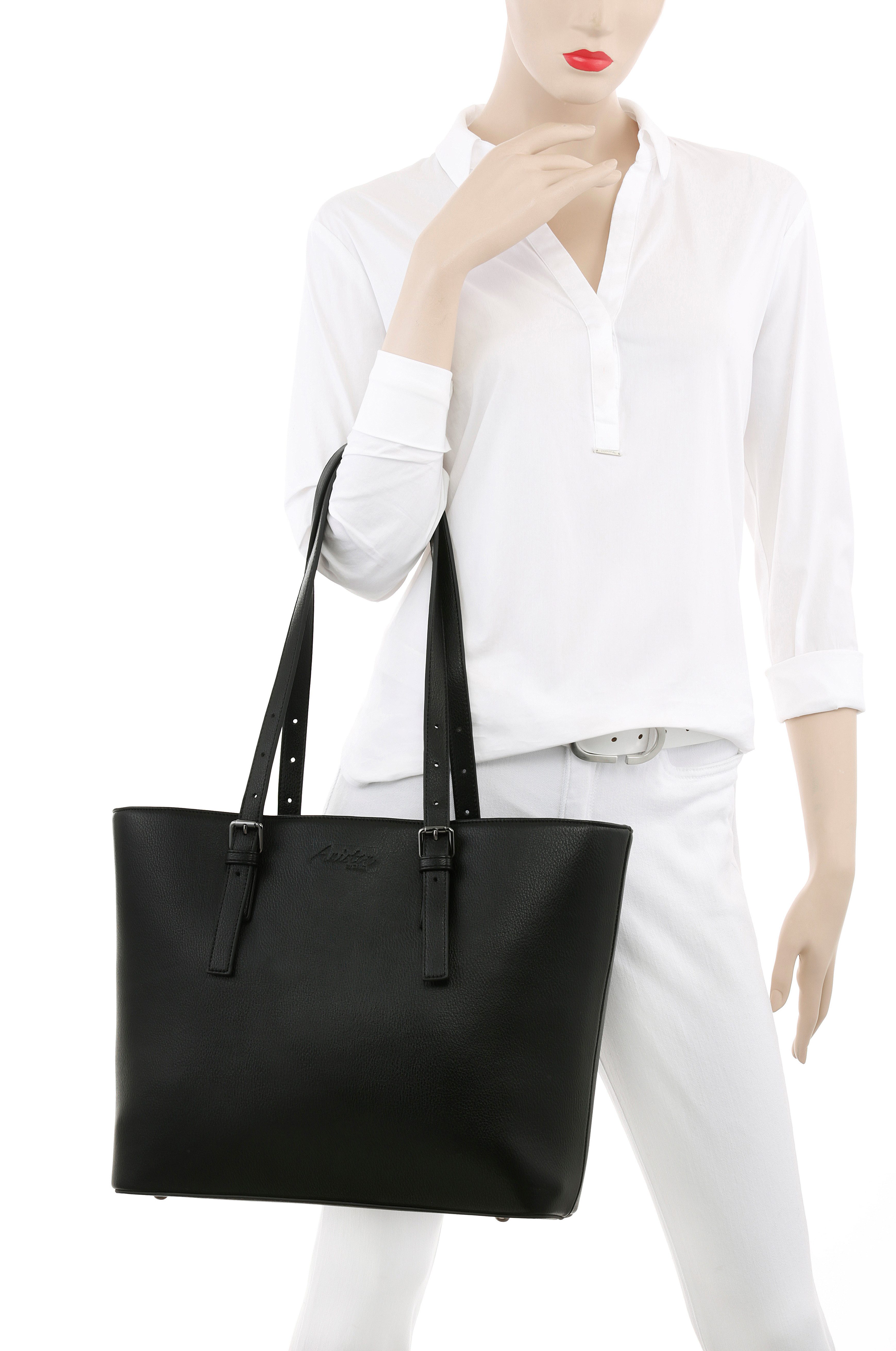 Aniston ACCESSOIRES Shopper Big Smith Black, Handtasche Tragetasche günstig online kaufen