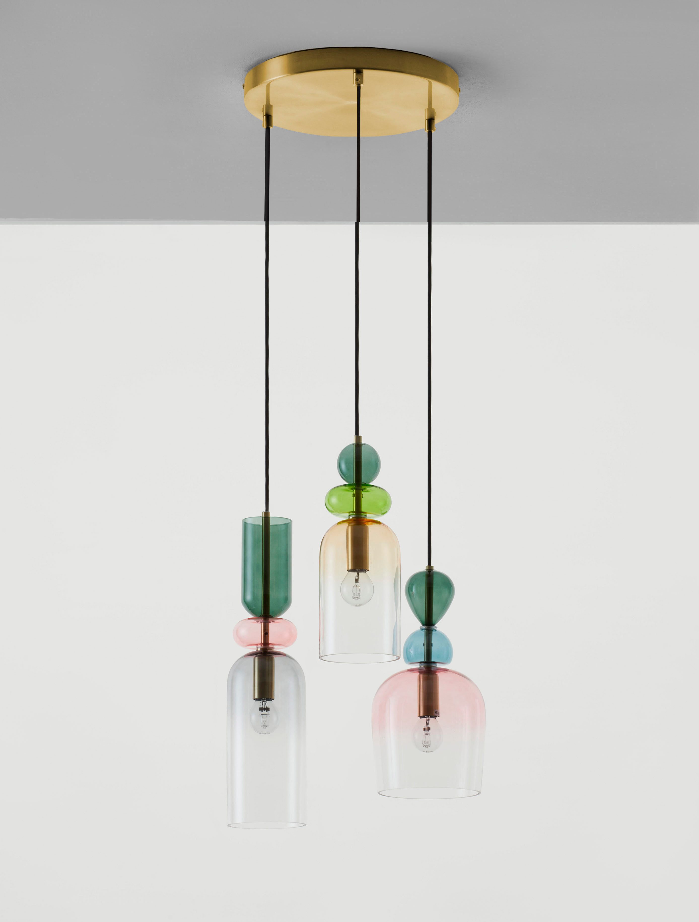 Nova Luce Hängeleuchten MURANO, ohne Leuchtmittel, Ohne Beleuchtung