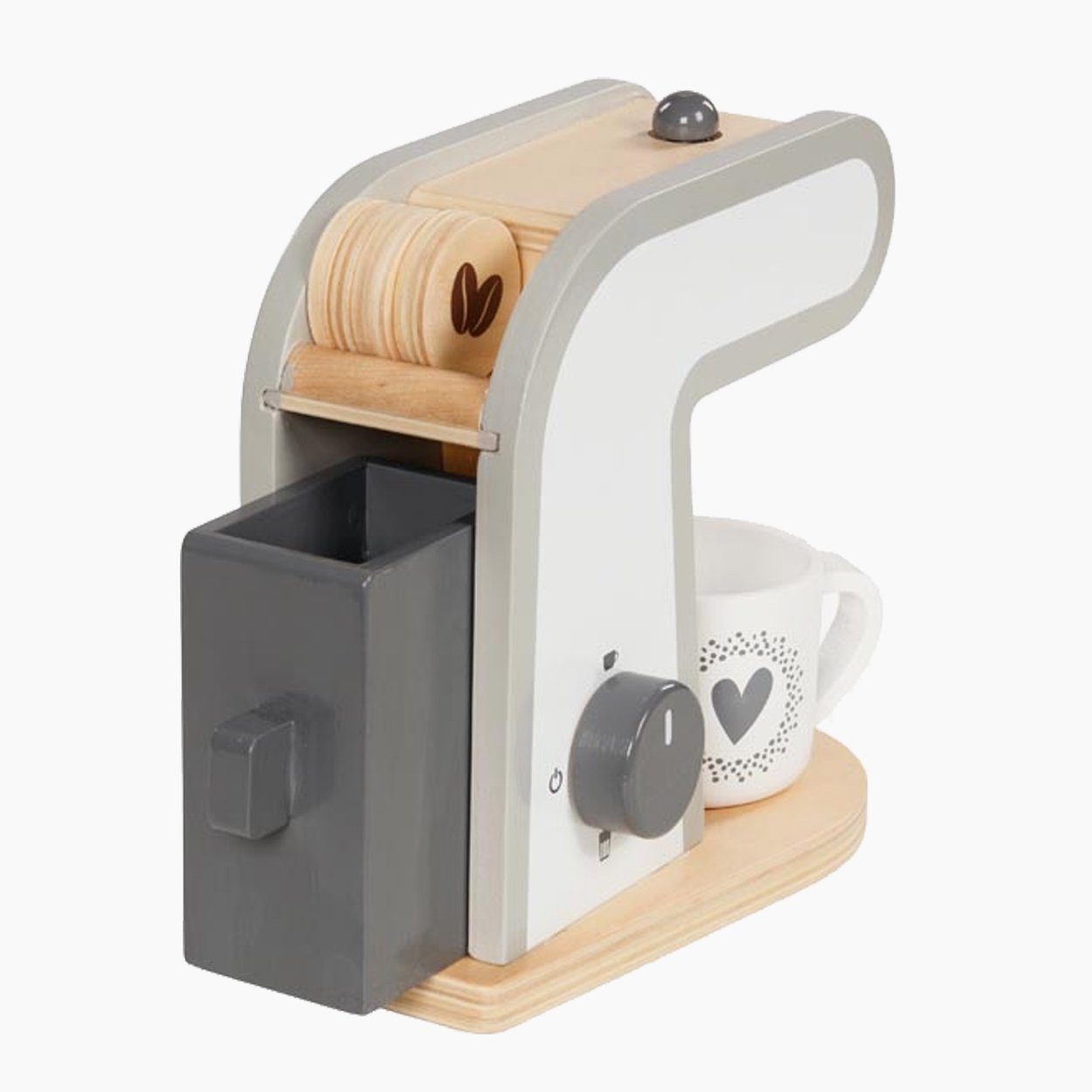 goki Kinder-Kaffeemaschine Kaffeemaschine, (packung, 13-tlg., spar set), alles aus Holz