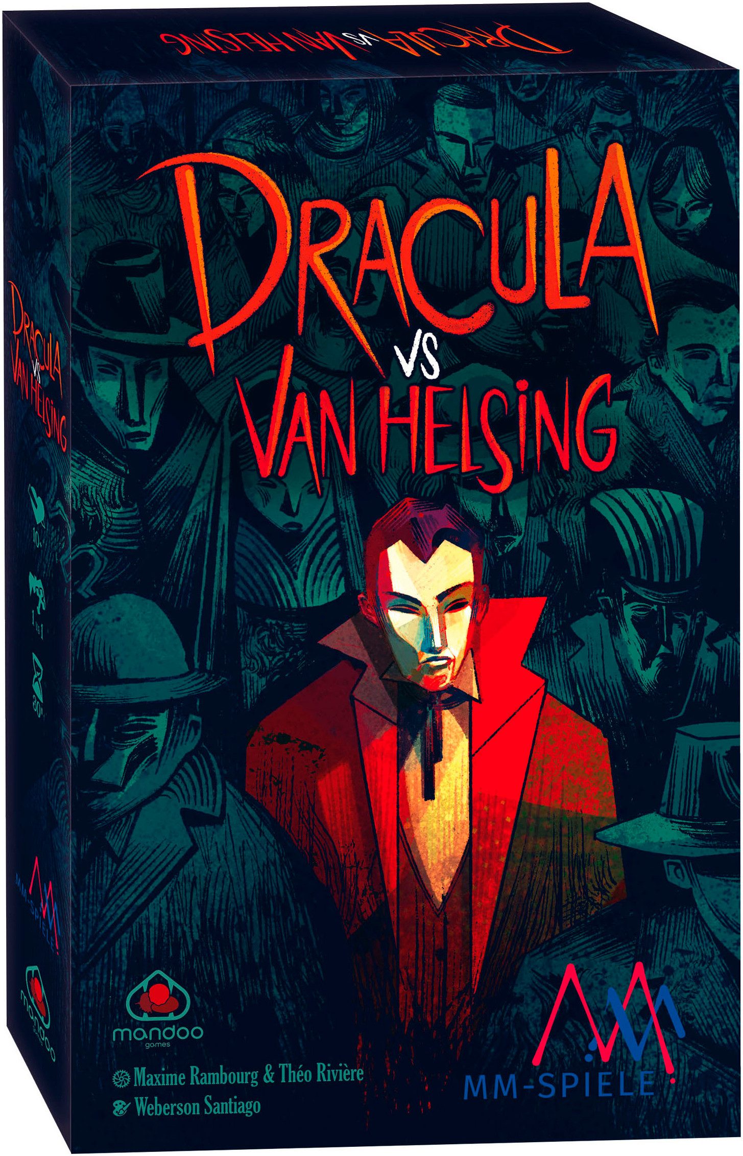 MM - SPIELE Spiel Dracula vs. Van Helsing, Familienspiel, Made in Europe