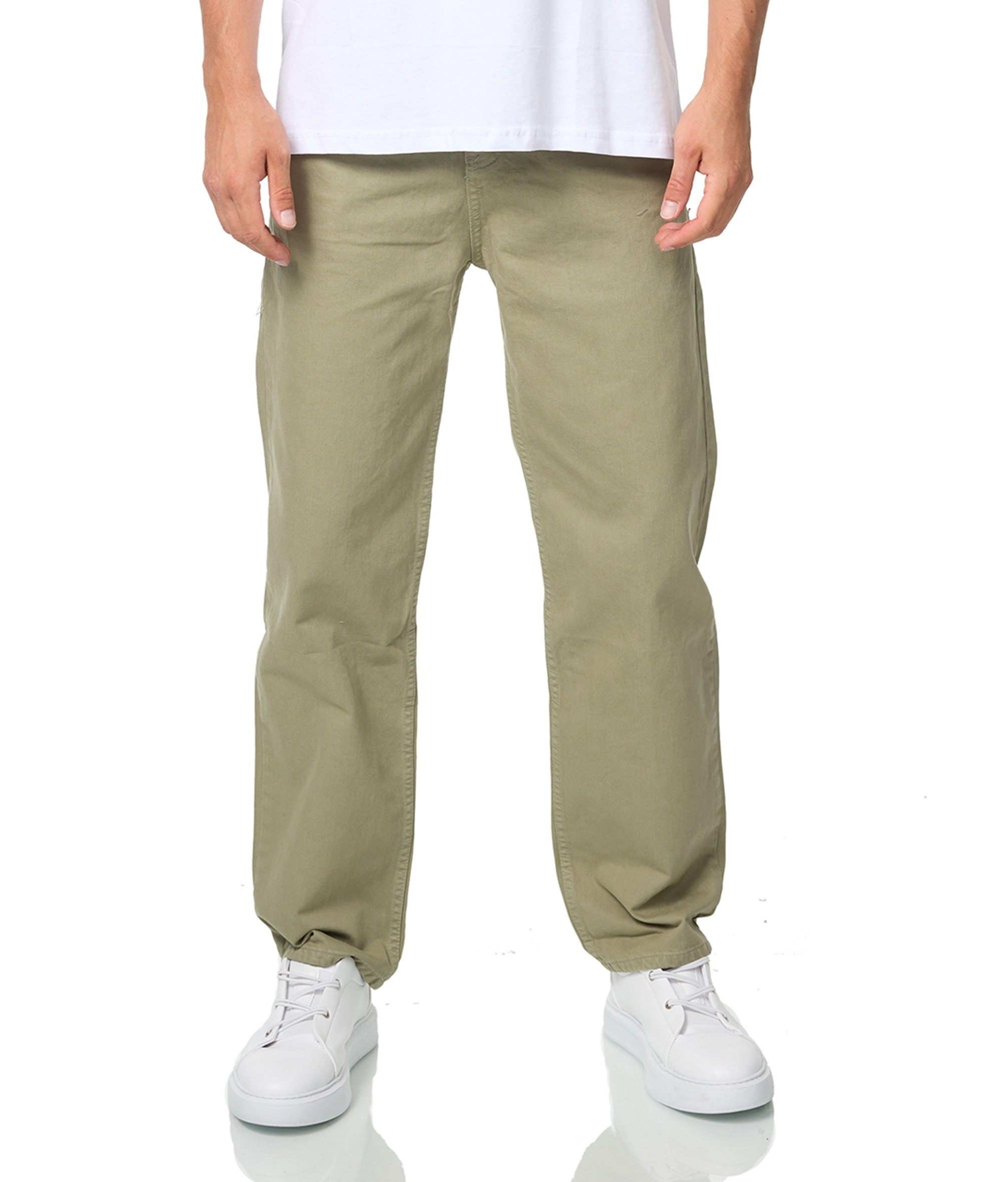 Denim Distriqt Loose-fit-Jeans Schlichte Herren Baggy günstig online kaufen