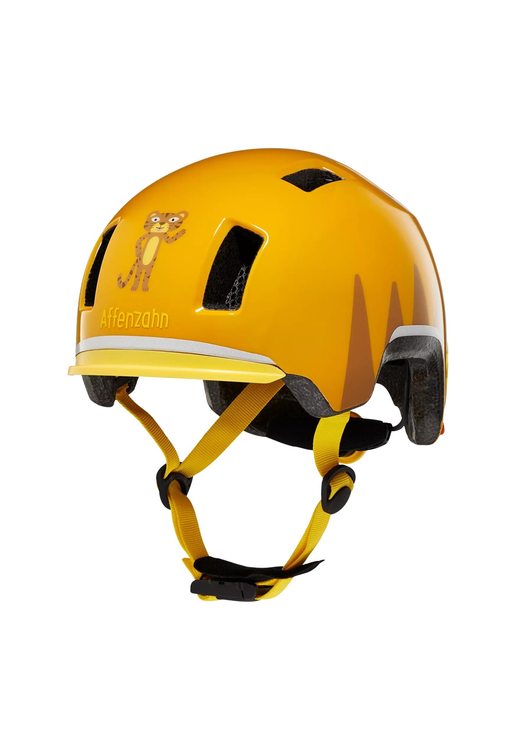 Affenzahn Kinderfahrradhelm Fahrradhelm, mit integriertem Rücklicht