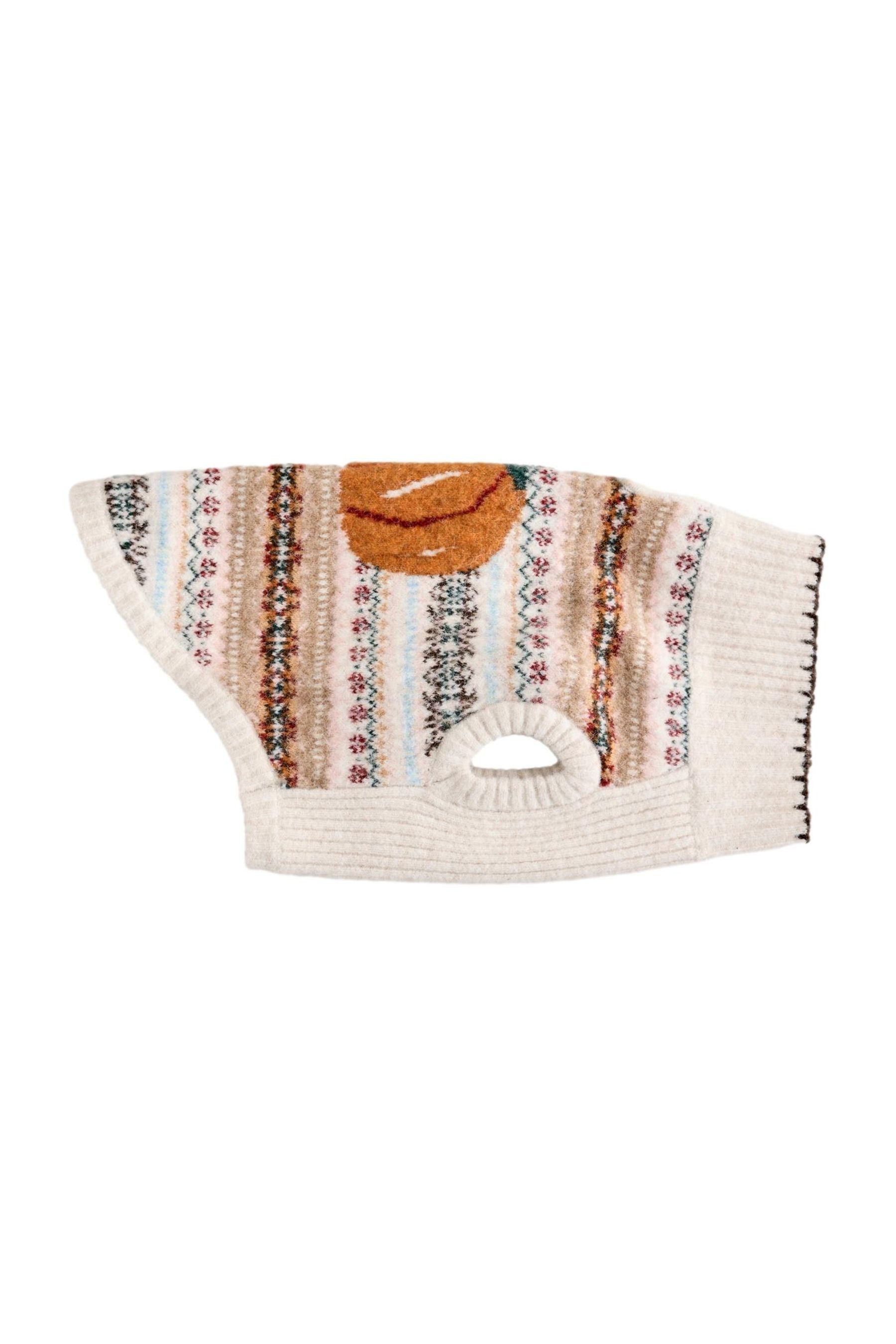 Next Hundepullover Herbstlicher Hunde-Strickpullover, FairIsle-Muster