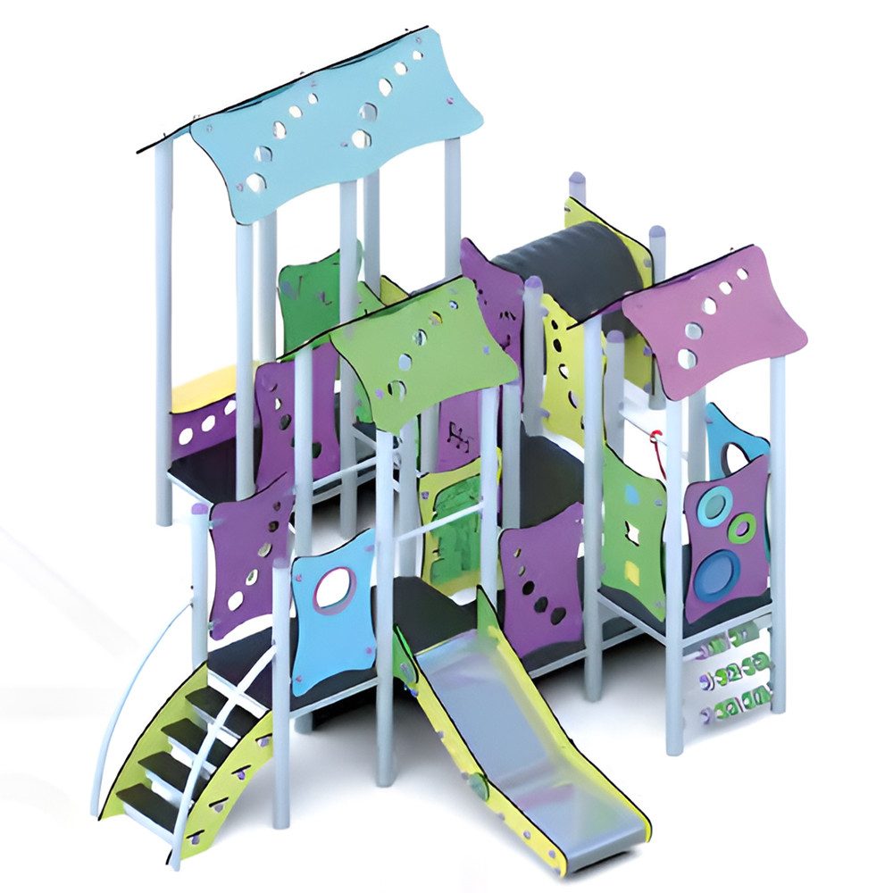 JVmoebel Spielturm Kinderspielplatz Spielplatz Freizeitanlage Rutschbahn Spielbereich, Made in Europa