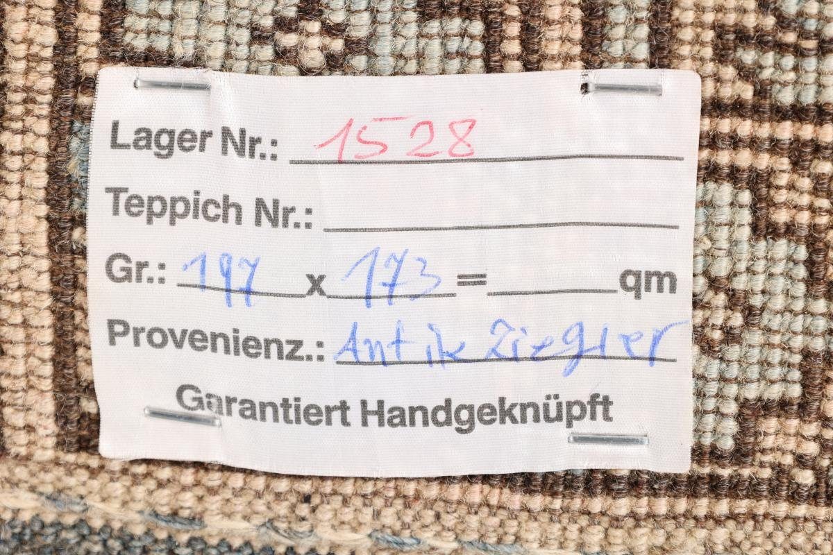 Orientteppich mm Antik 6 Handgeknüpfter Nain Orientteppich, 172x198 Trading, Höhe: Ziegler rechteckig,