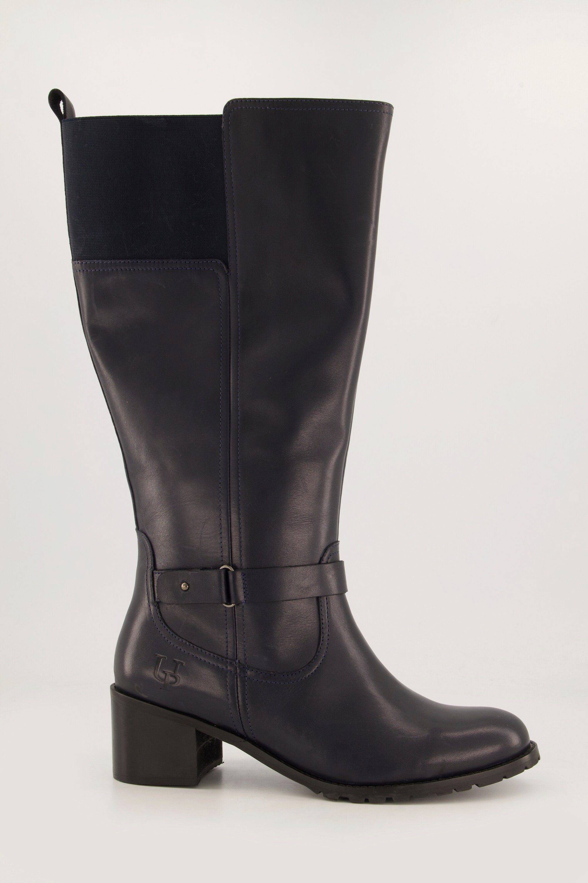 Ulla Popken Lederstiefel XXL-Schaft Wechselfußbett Weite günstig online kaufen