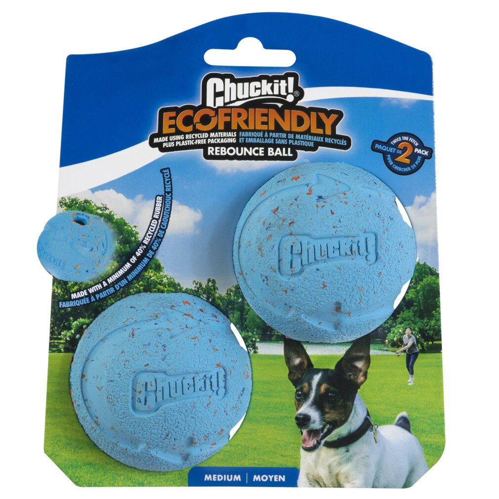 Chuckit Tierball Med Rebounce Ball 2 Pack.