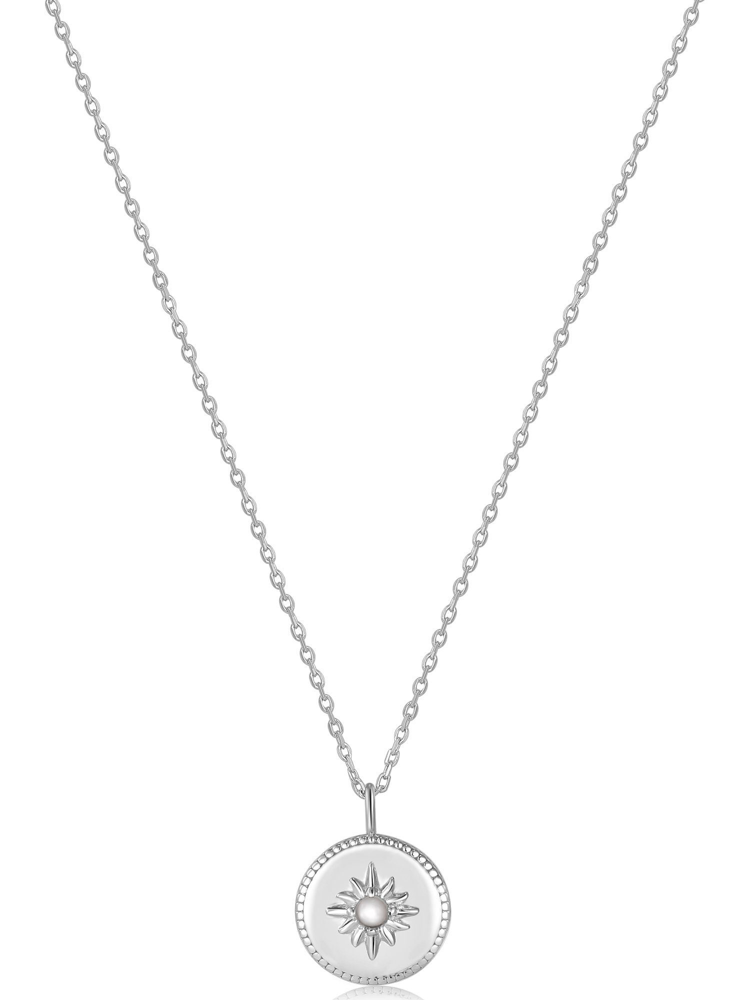 Ania Haie Collier Ania Haie Damen-Kette 925er Silber Perlmutt