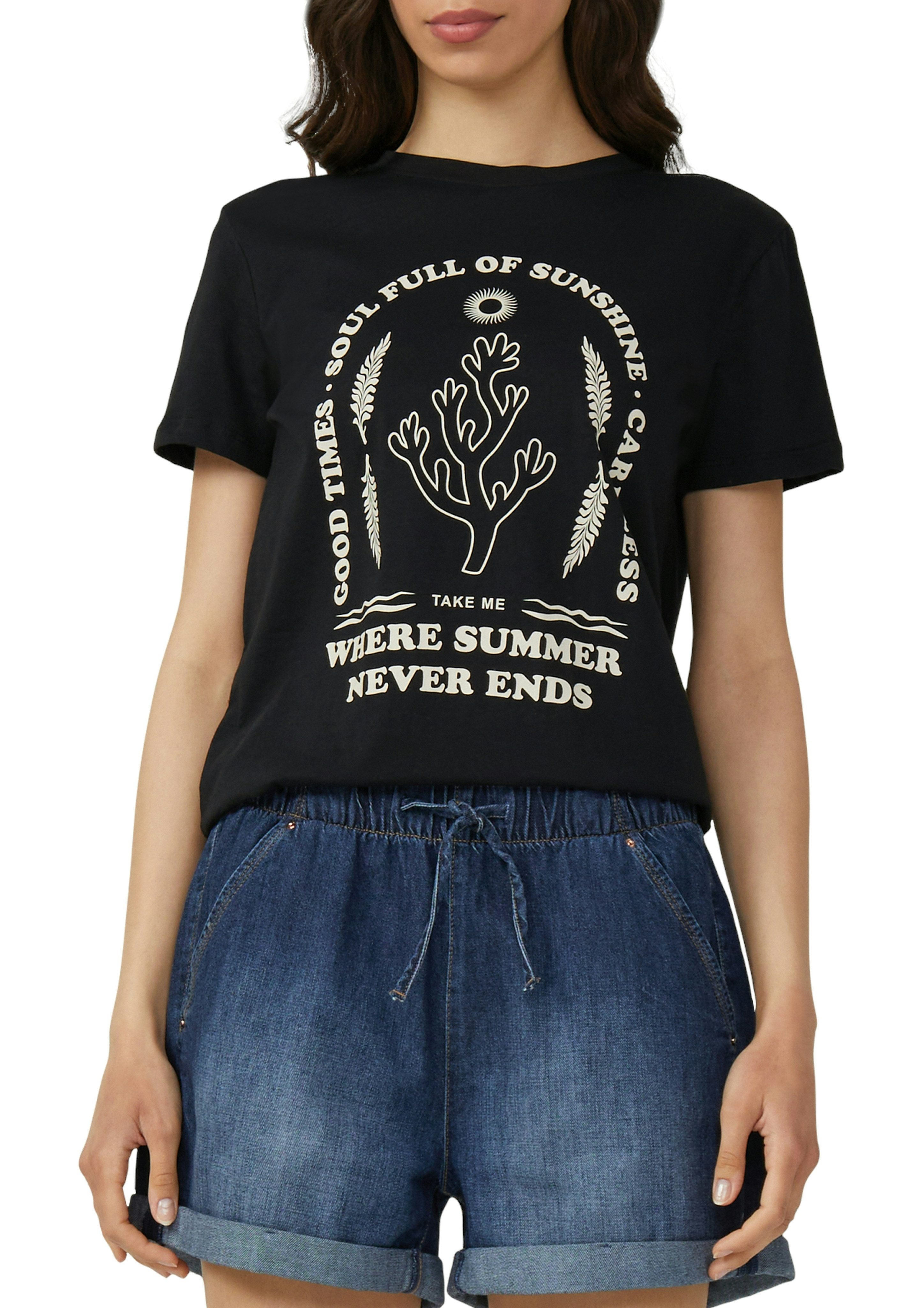 QS T-Shirt mit Print