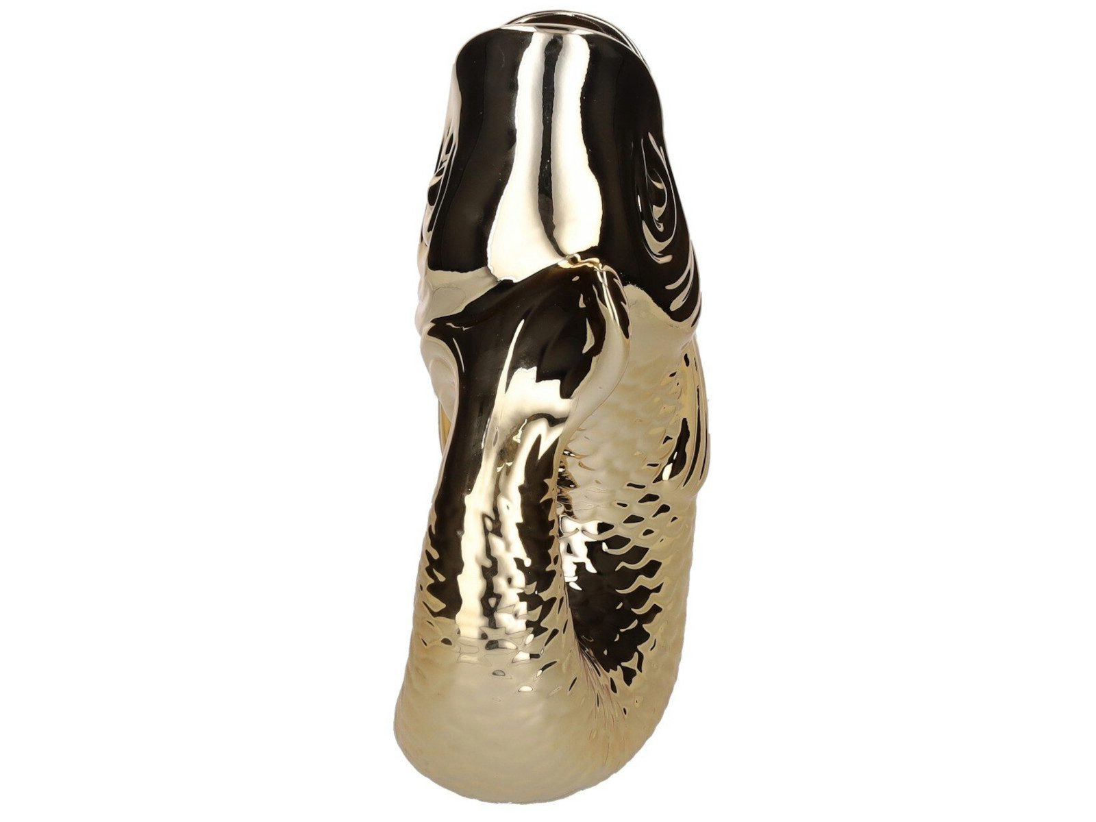 Giftcompany Dekovase Monsieur Carafon Vase / Karaffe Fisch L gold 2,7l (Vas günstig online kaufen