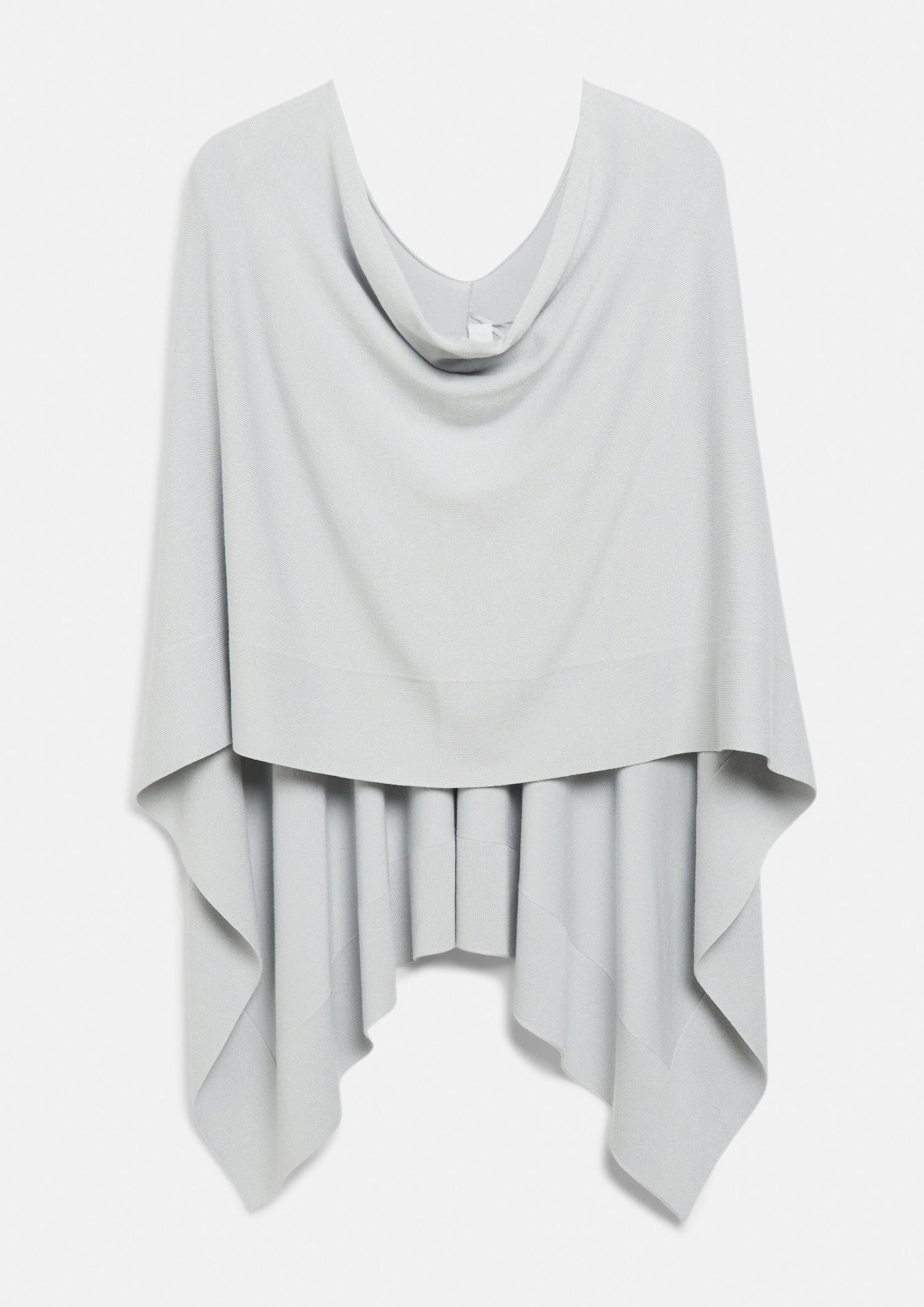 comma Poncho Indoor-Poncho Feinstrick-Poncho aus Viskosemix