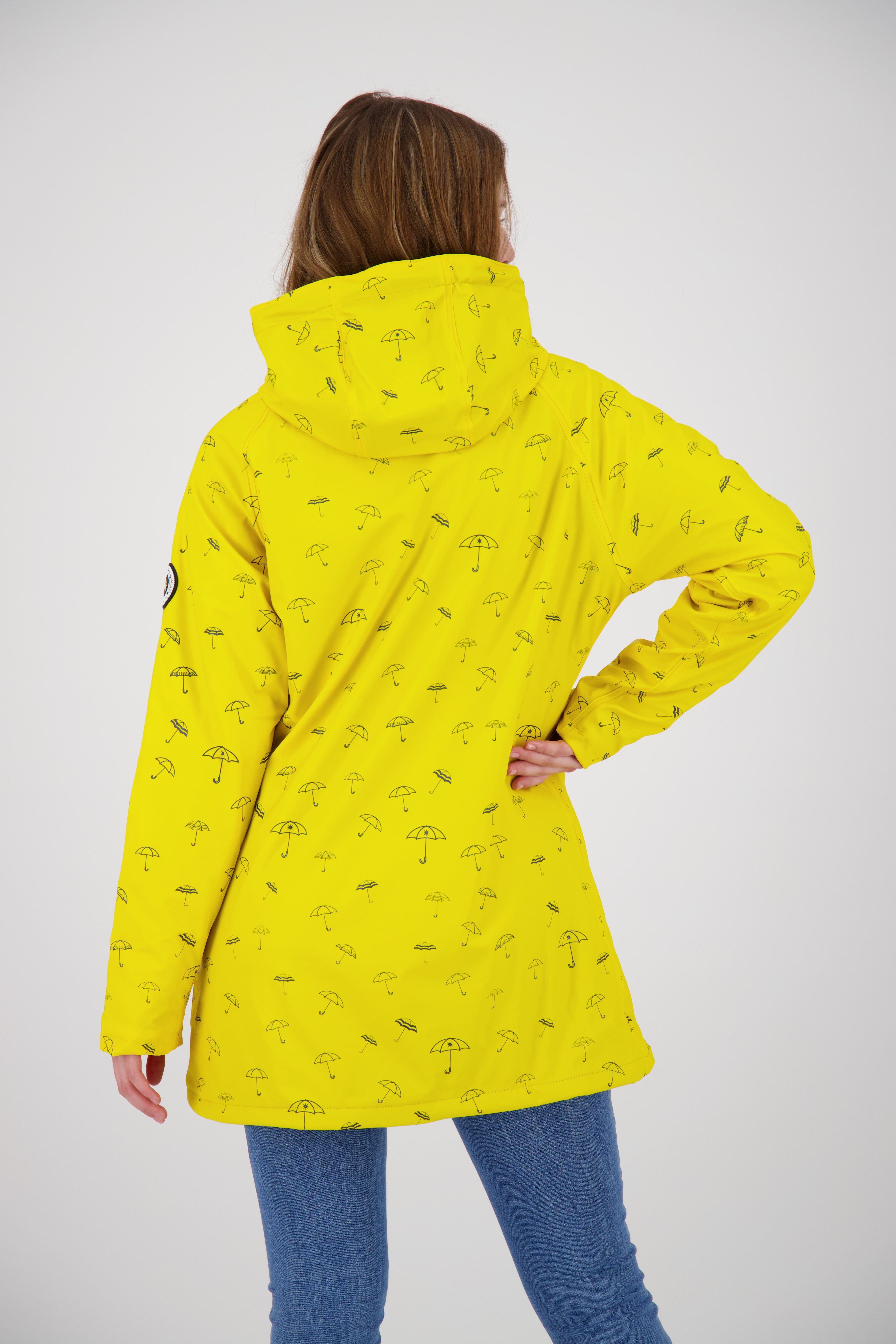 DEPROC Active Regenjacke Friesennerz #ankerglutmeer yellow auch Großen erhältlich in Größen sun CS WOMEN