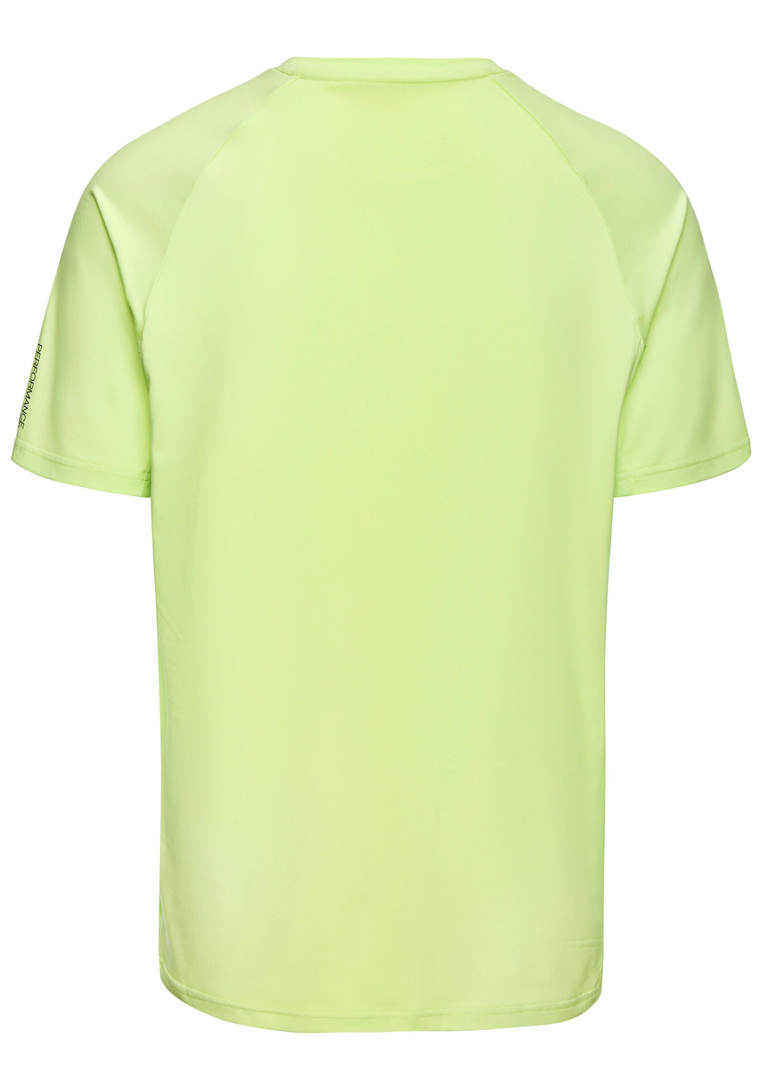 AUTHENTIC LE JOGGER Funktionsshirt mit Rundhalsausschnitt und seitlichen Mesh-Einsatz