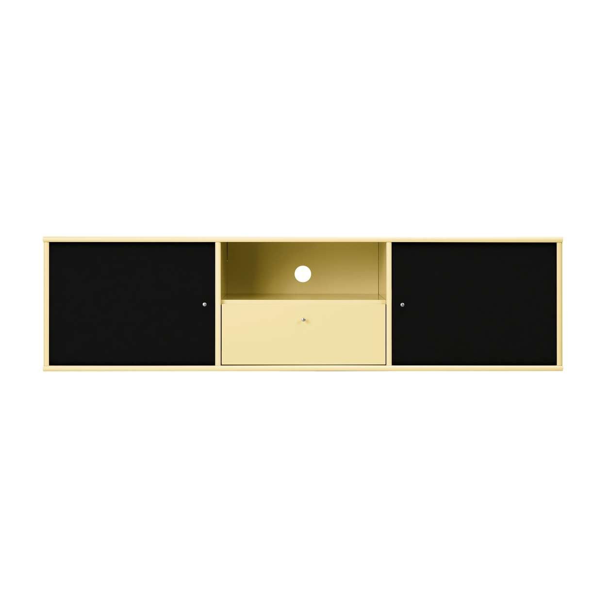 Hammel Furniture TV-Board Mistral Fernsehschrank, Medienmöbel, Hängend, Türen mit Akustikstoff, Schublade, Lowboard, B: 161,5 cm