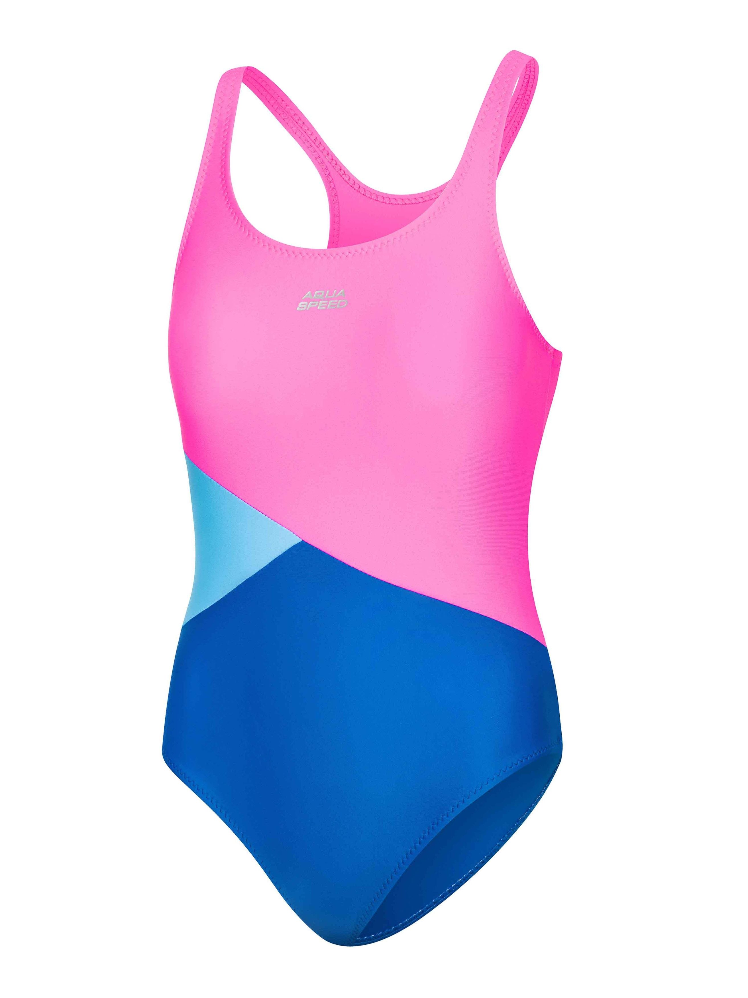 Aqua Speed Badeanzug Pola Badeanzug Mädchen Teenager Chlorresistent 116-158