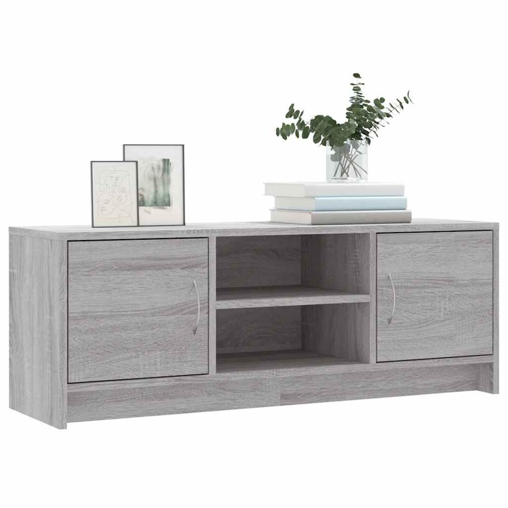vidaXL TV-Schrank TV-Schrank Grau Sonoma 102x30x37,5 cm Holzwerkstoff (1-St)