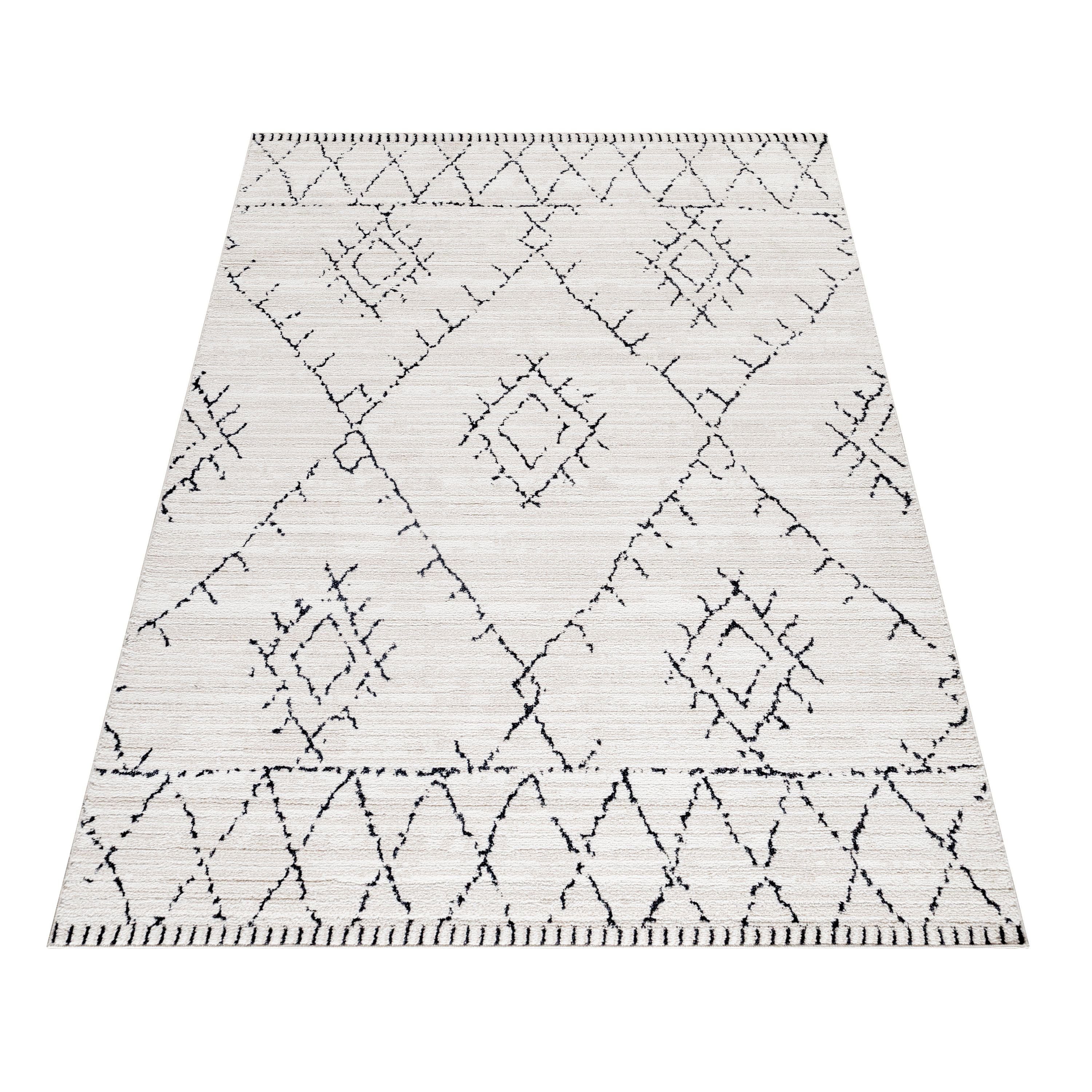 Läufer, Teppich Berber-Design, 15 mm, Höhe: Teppich Wohnzimmer Teppium,