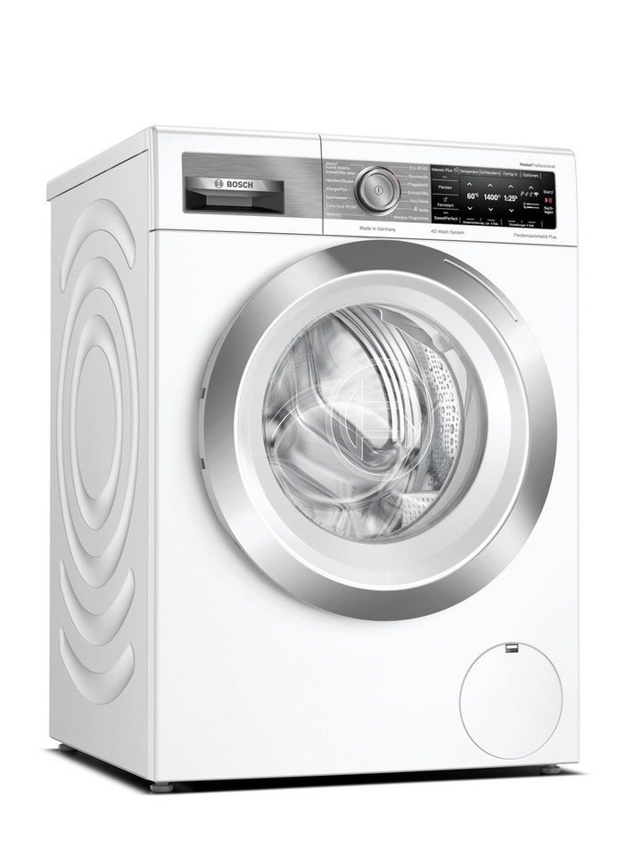 BOSCH Waschmaschine Frontlader freistehend 9kg 1.400 U/Min Nachlegefunktion  EEK:A WAV28G93