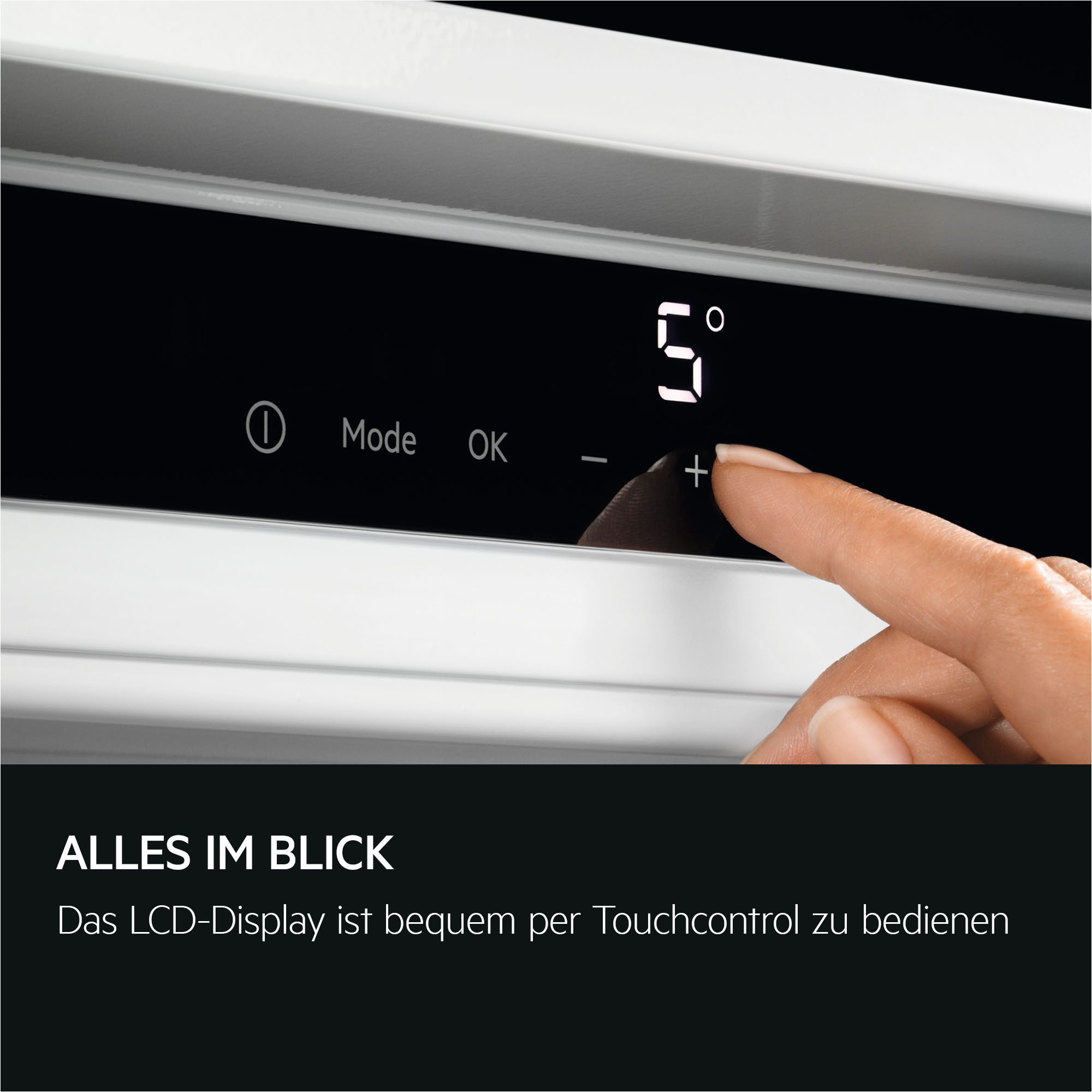 AEG Einbaukühlschrank 5000 TSF5012WDF, 122,4 cm hoch, 55,6 cm breit, OptiSpace ermöglicht dir eine flexible Nutzung des Kühlraums